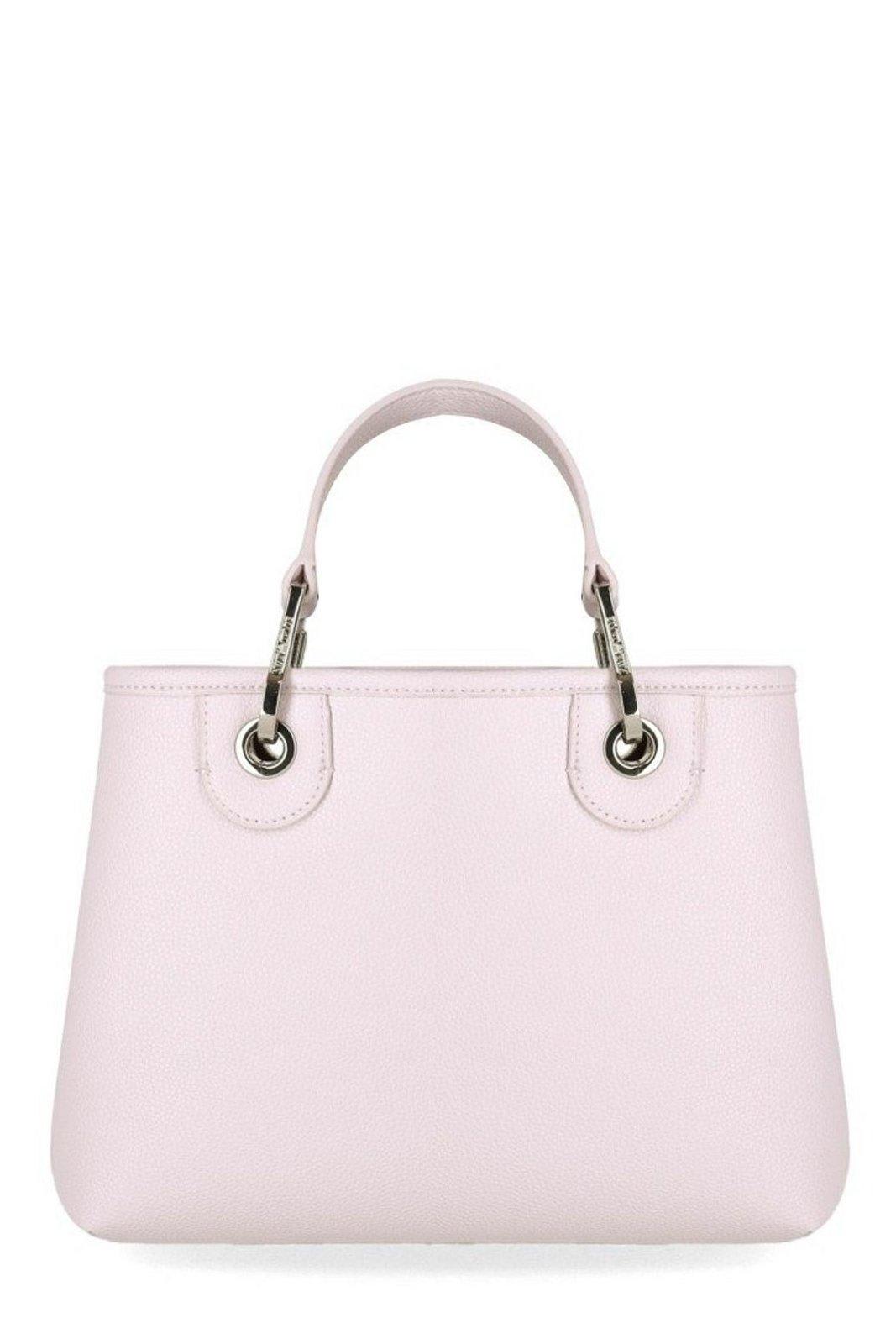 Emporio Armani Myea Baby Pink Terra Small Shopping Bag