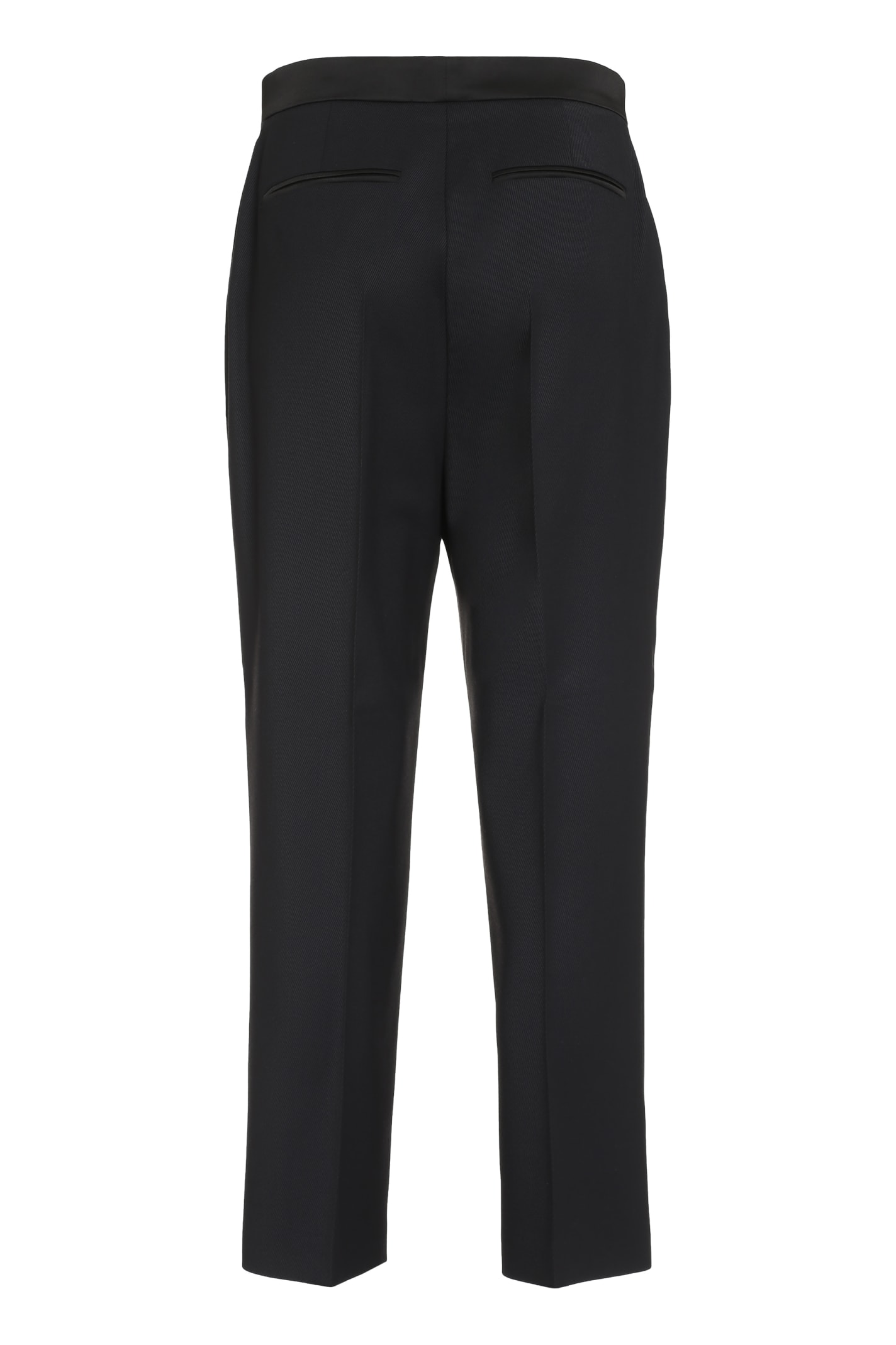 Shop Hugo Boss Tatuxa Tailored Trousers In Black