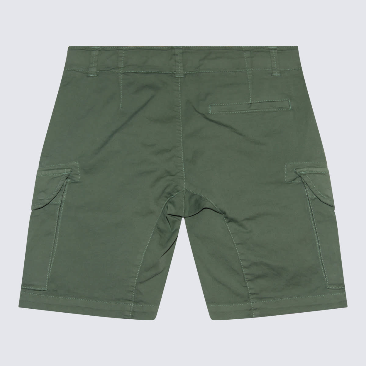 C.p. Company Kids' Green Cotton Shorts
