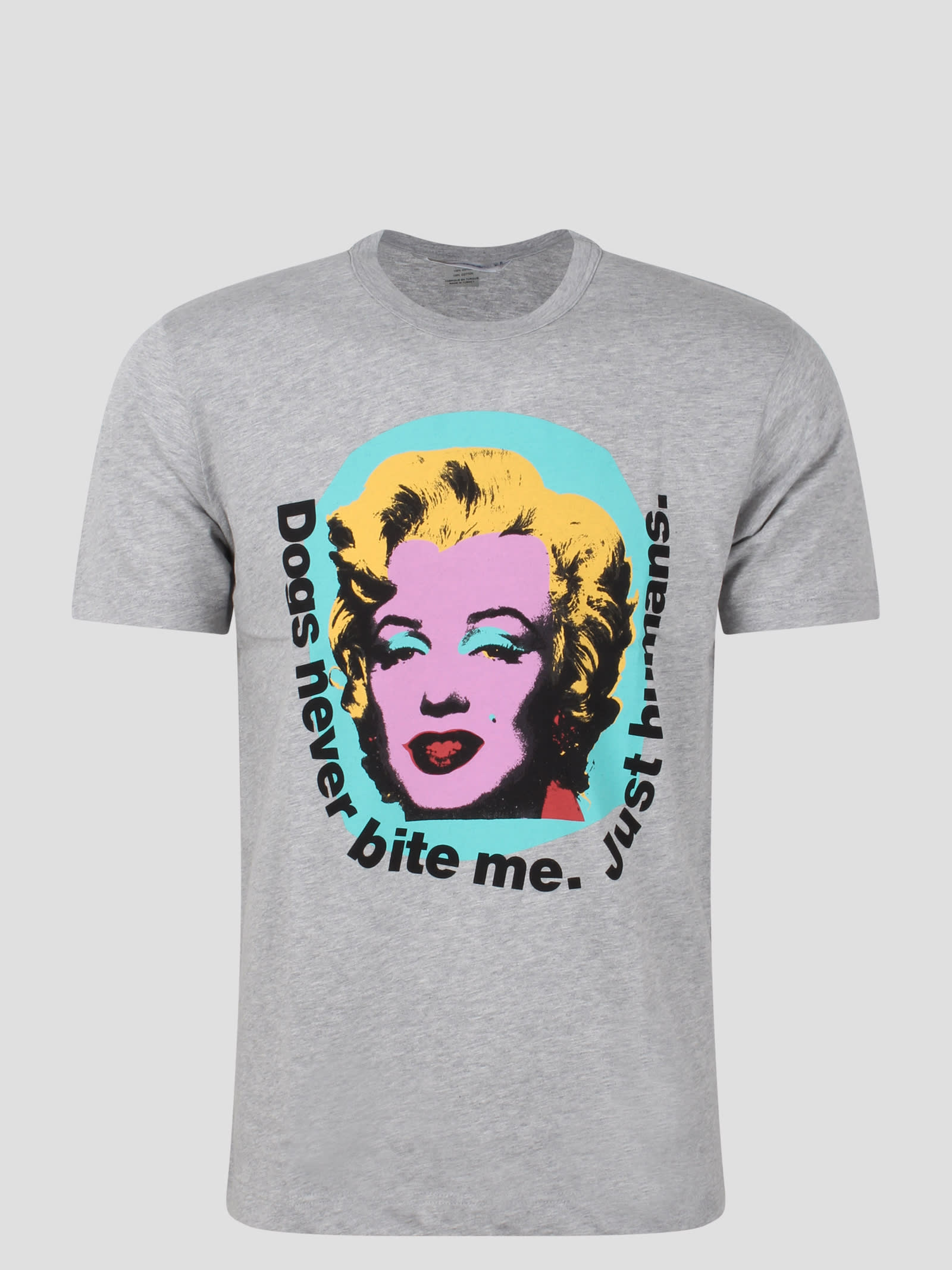 Shop Comme Des Garçons Shirt Andy Warhol T-shirt In Grey