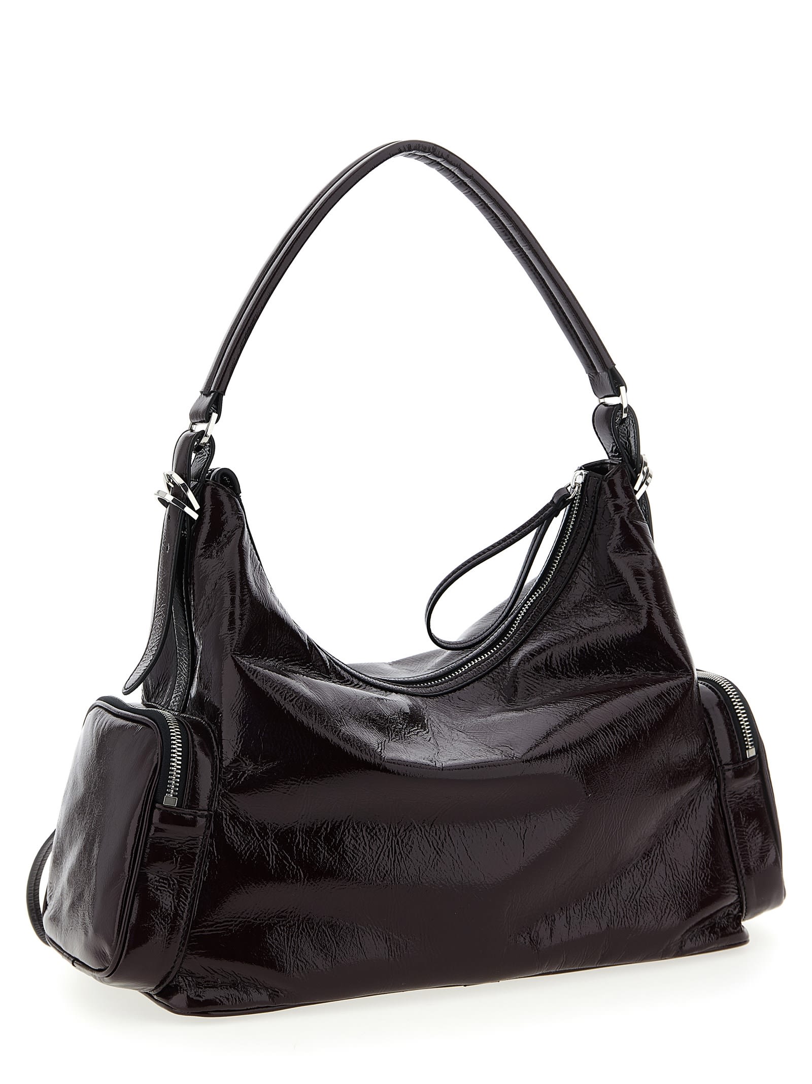 Stella Mccartney Maroon Dartmoor Shoulder Bag In Burgundy