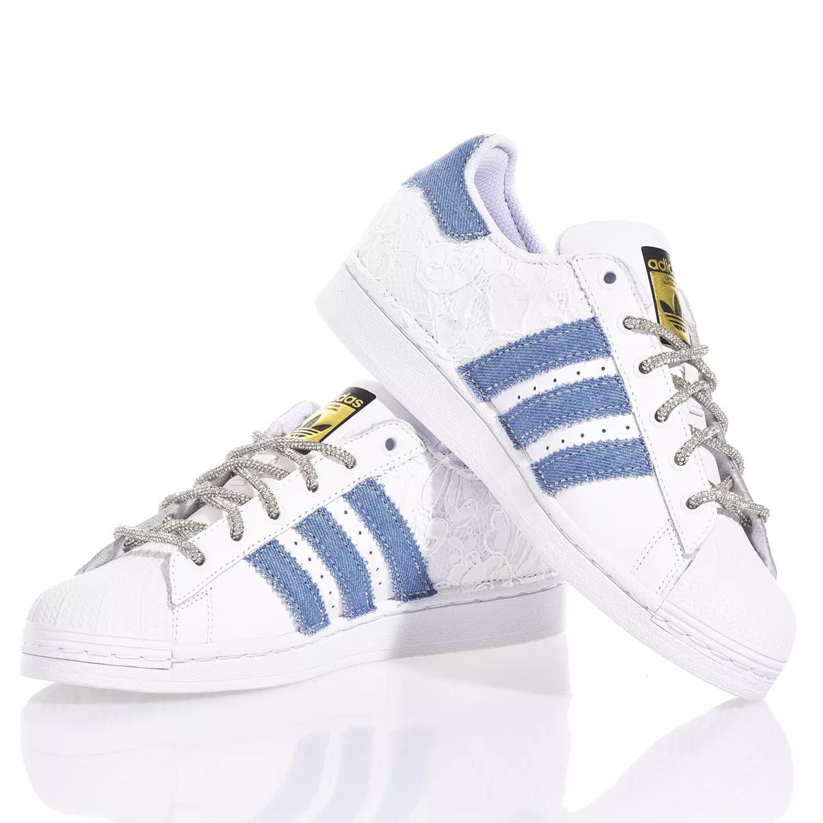 Mimanera Adidas Superstar Boho Denim In Multi ModeSens