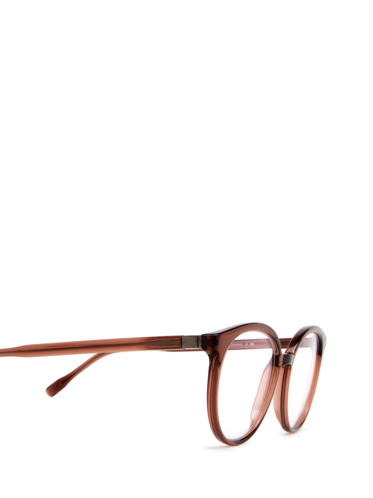 Shop Mykita Ayan Round Frame Glasses In 743