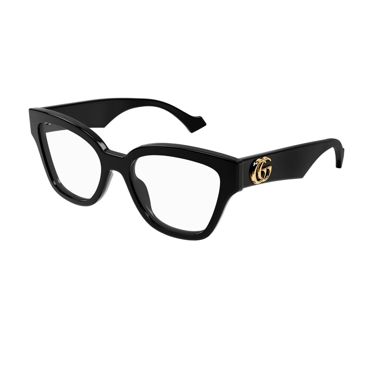 Shop Gucci Gg1424o 005 Glasses In 005 Black Black Transpare