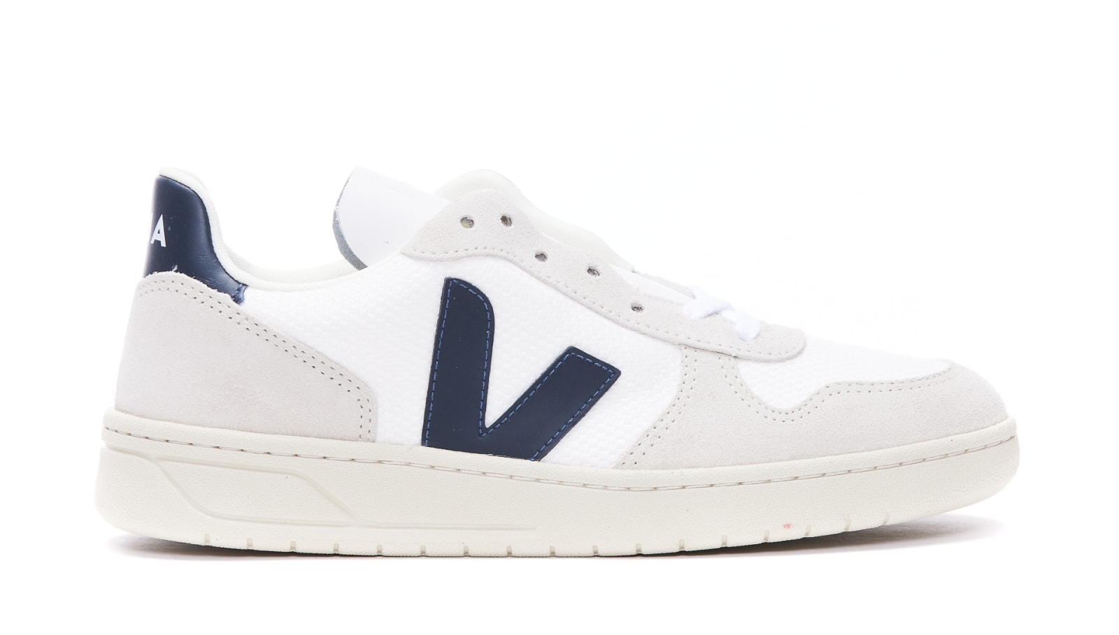 Shop Veja V10 B-mesh Sneakers In White Nautico