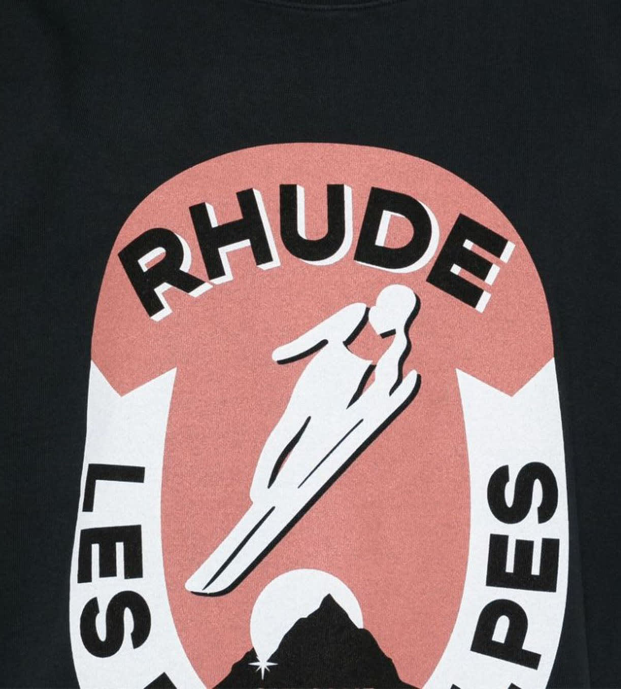 Shop Rhude T-shirts And Polos Black