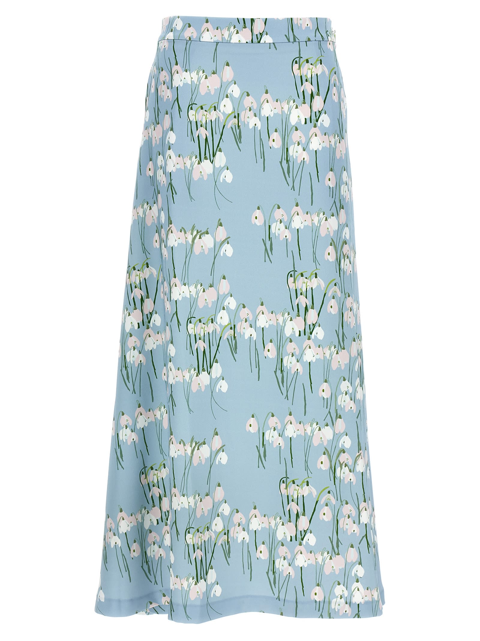 Shop Bernadette Leanne Skirt In Light Blue