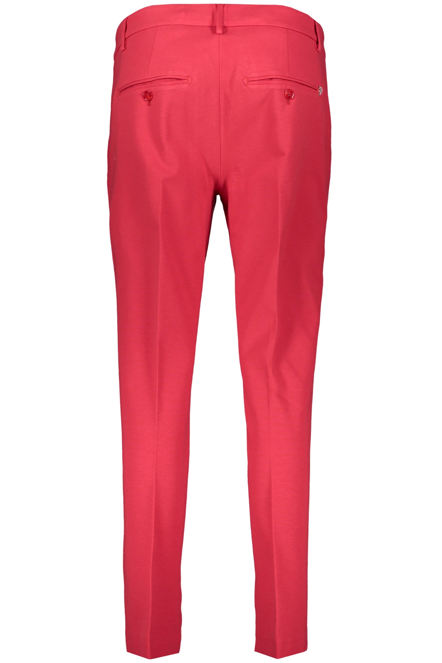 Shop Dondup Straight-leg Trousers In Red