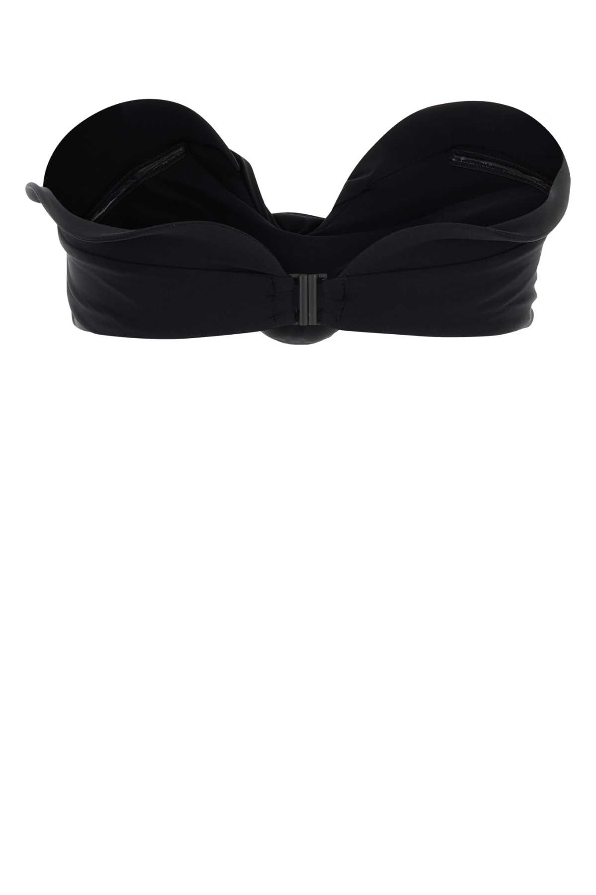Magda Butrym Top Bikini In Nylon Stretch Nero  Donna In Black
