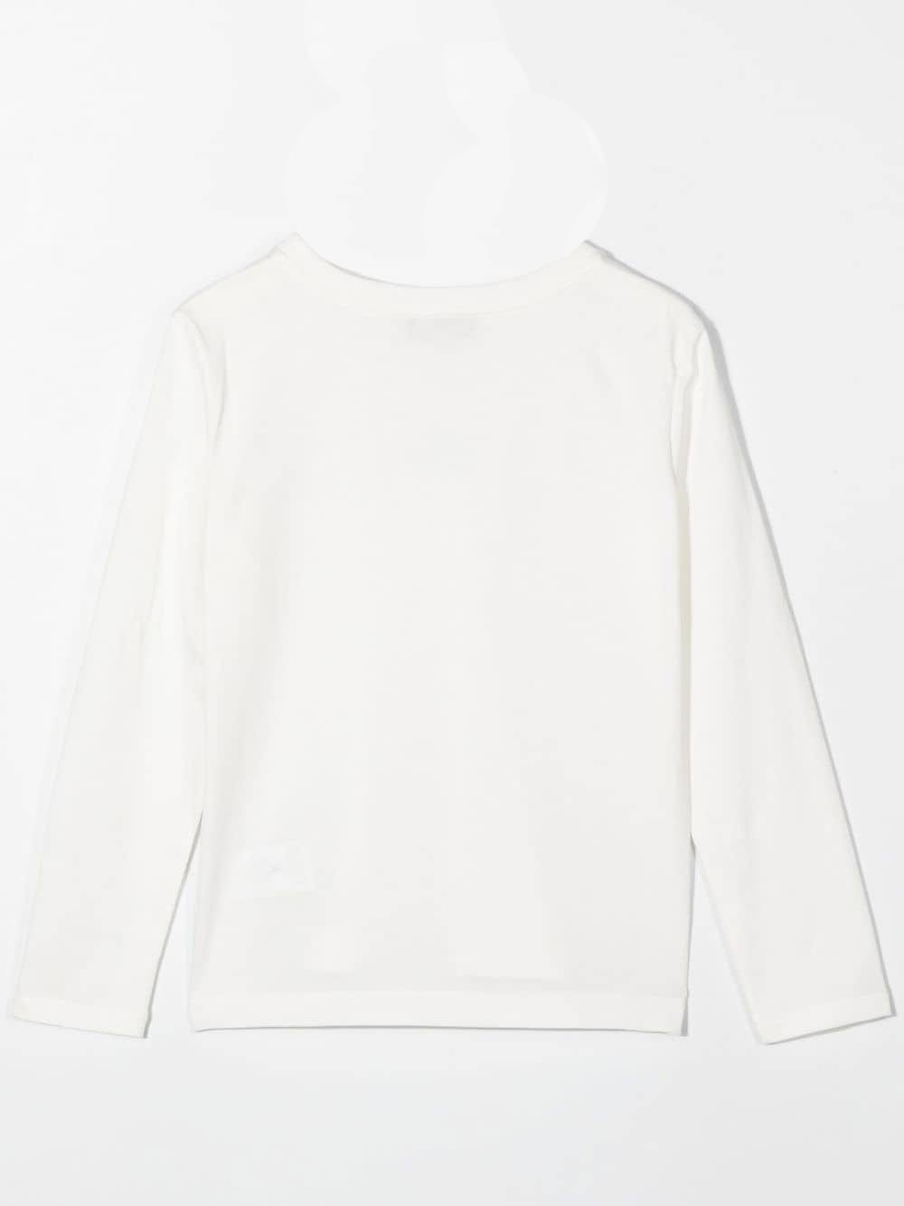 Shop Emilio Pucci T-shirt With Logo In Ivory