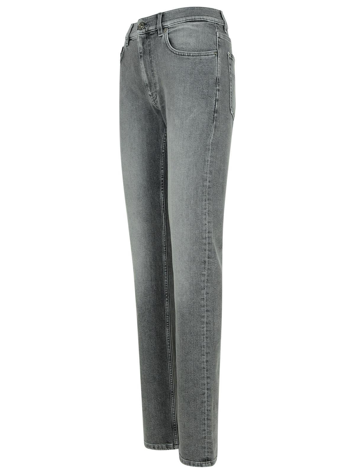 Shop Versace Logo-patch Skinny Jeans In Grigio Medio