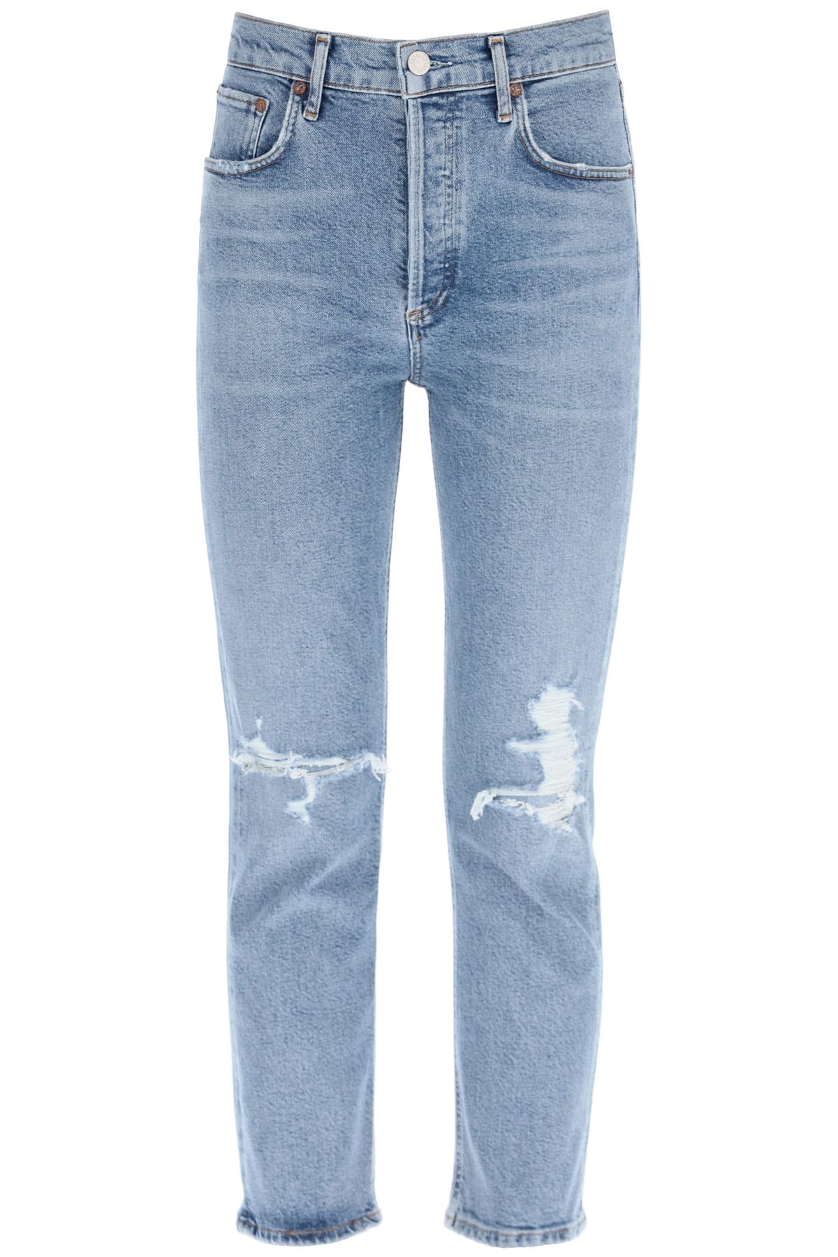 AGOLDE Riley High Rise Straight Jeans