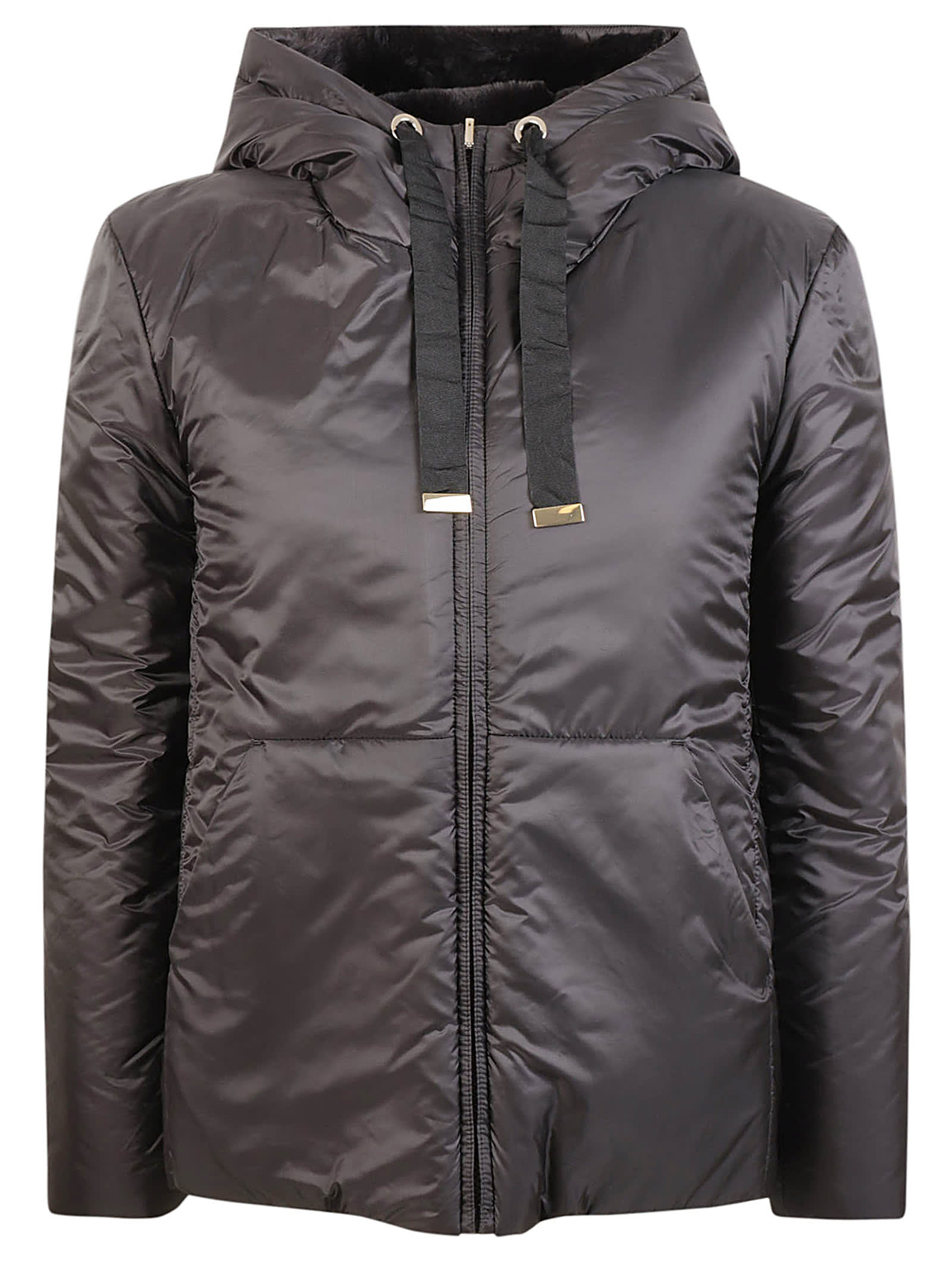 Shop Max Mara The Cube Flinn Down Jacket In Black