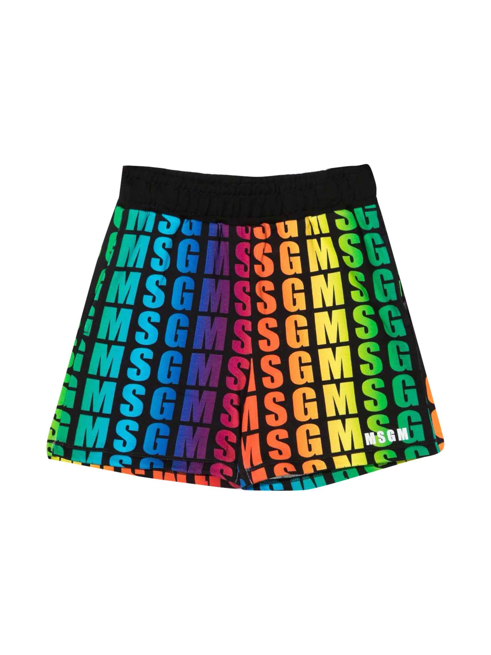 MSGM Multicolor Bermuda Shorts Boy