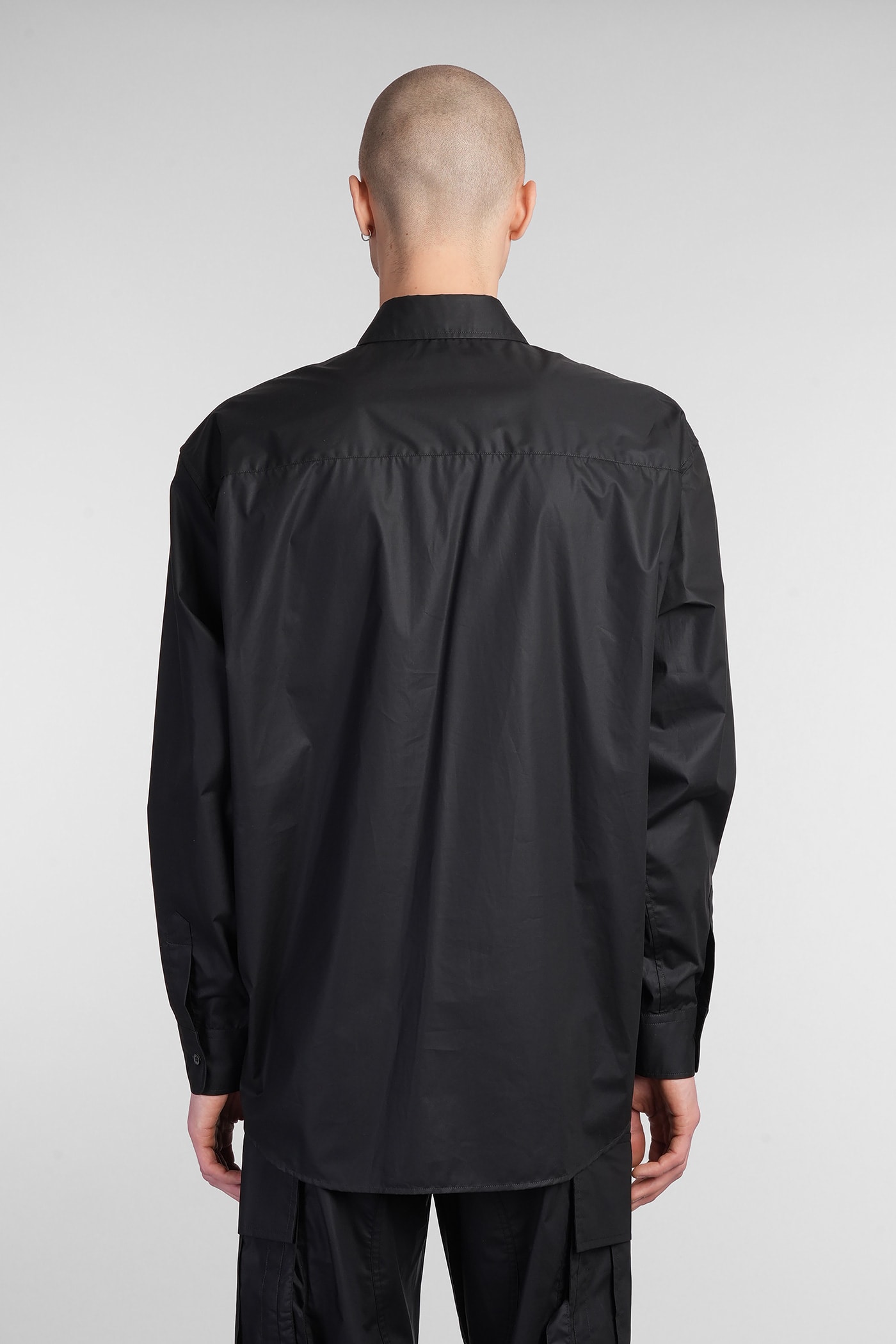 Darkpark Damon Shirt In Black Cotton In Black