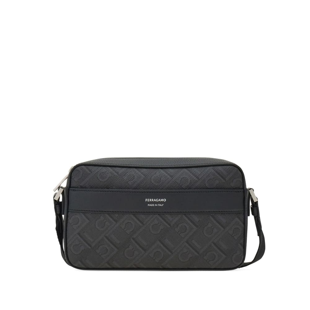 Ferragamo Monogram Shoulder Bag Rectangular Shape In Multi