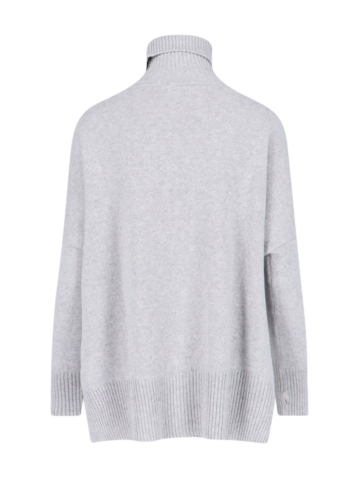 Shop Ma'ry'ya High Neck Sweater In Gray