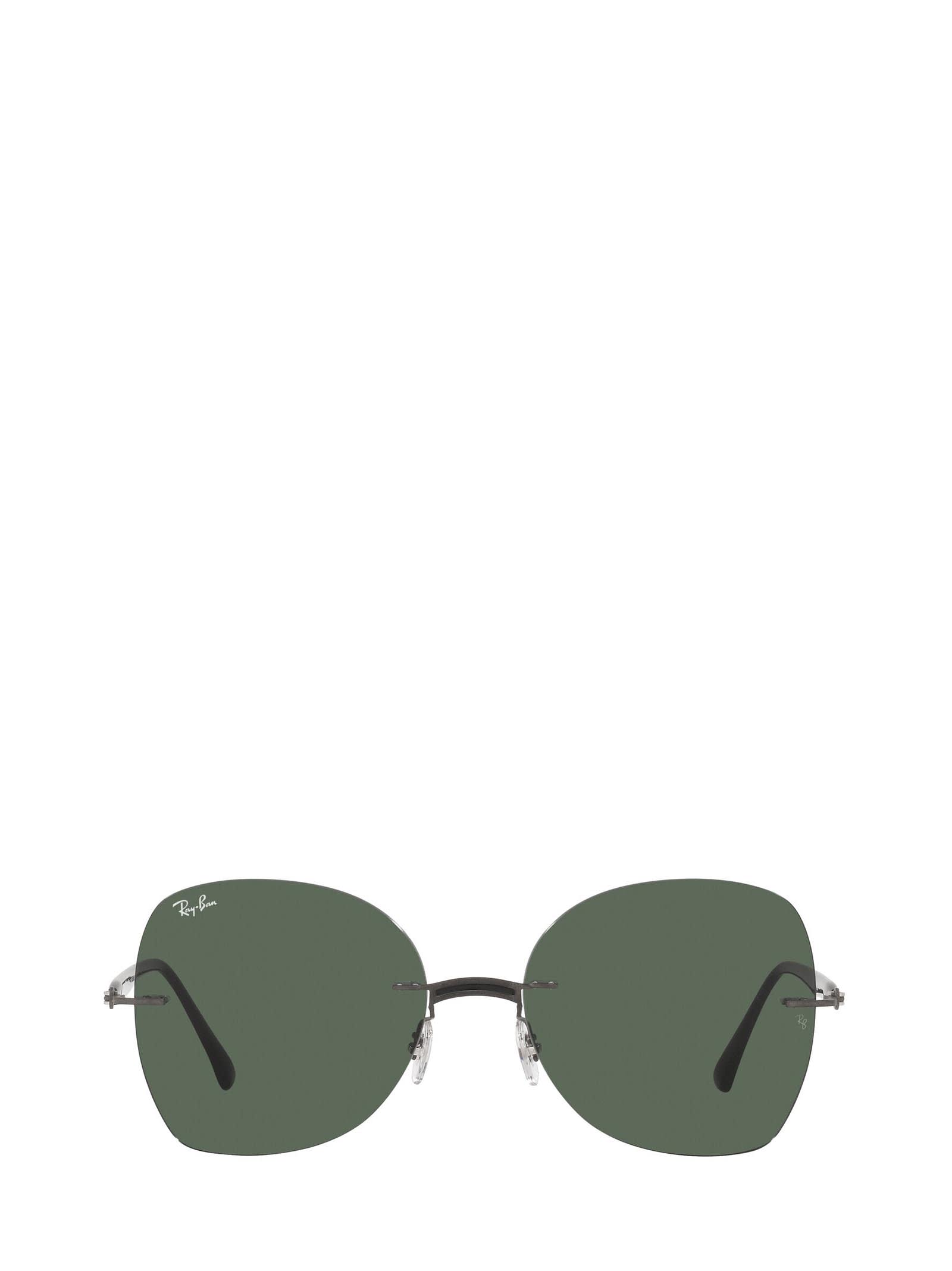 Ray-Ban Ray-ban Rb8066 Black On Sanding Gunmetal Sunglasses