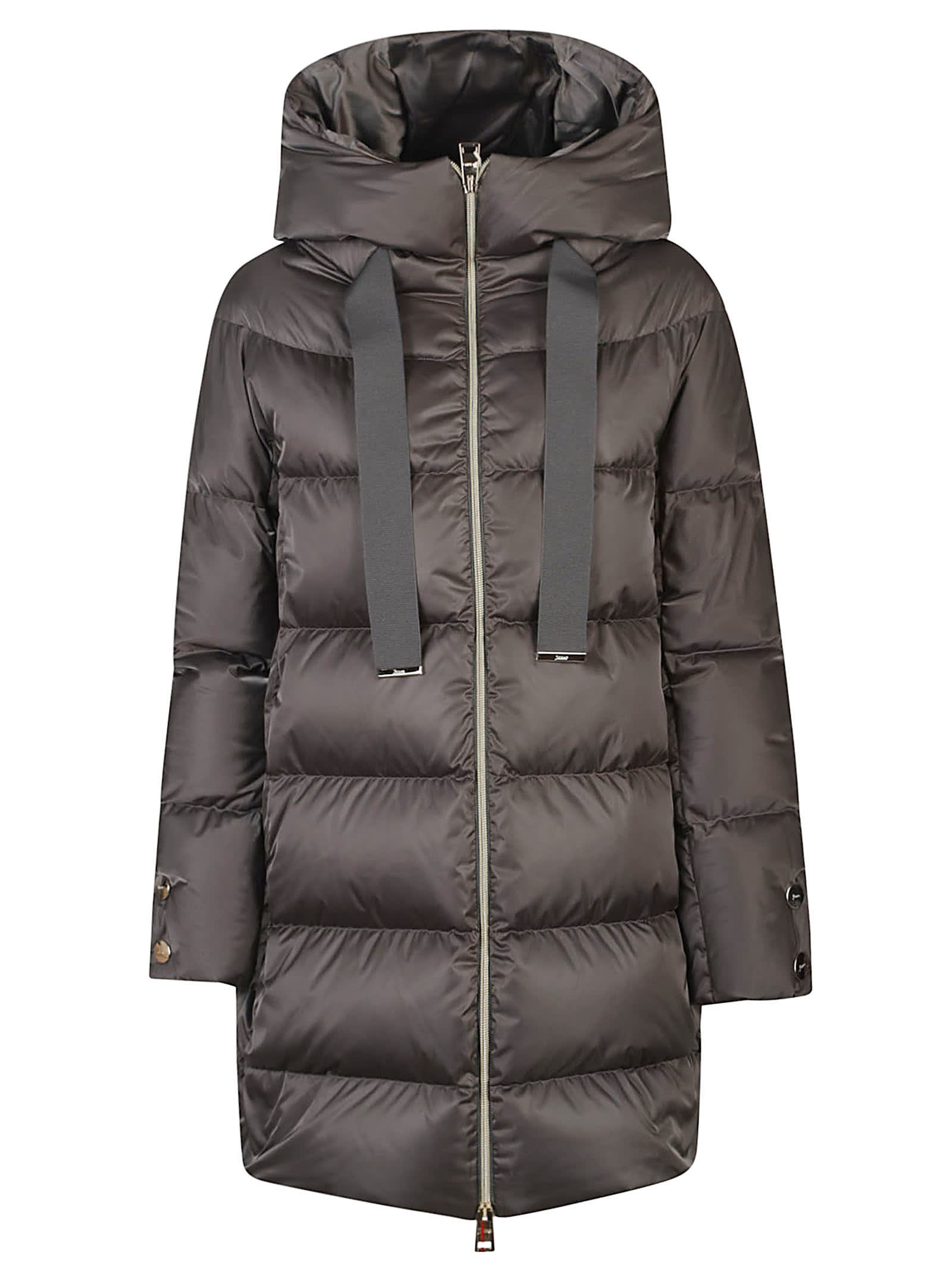 Herno A-shape Down Jacket In Brown