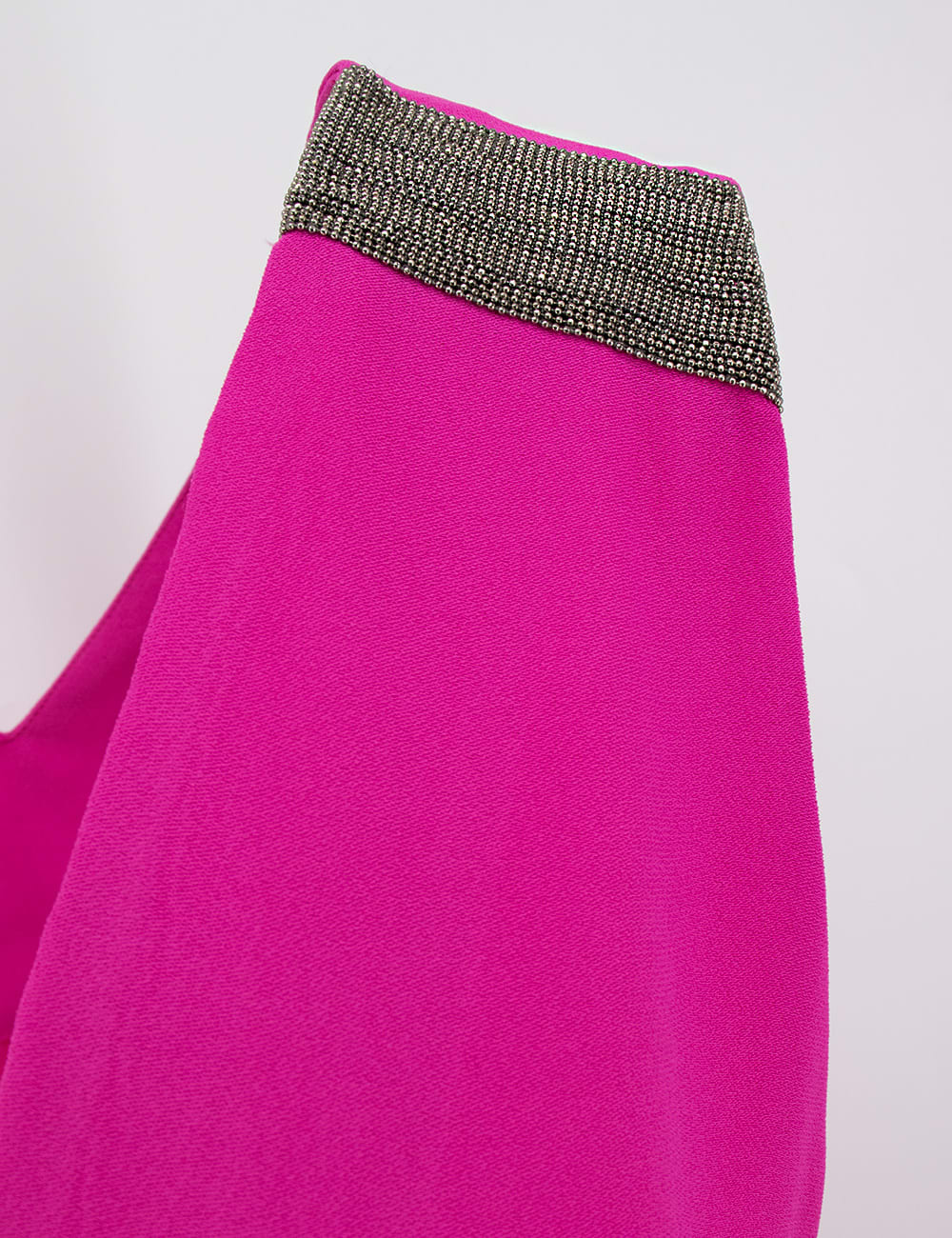 Shop Fabiana Filippi Dress In Dark Pink