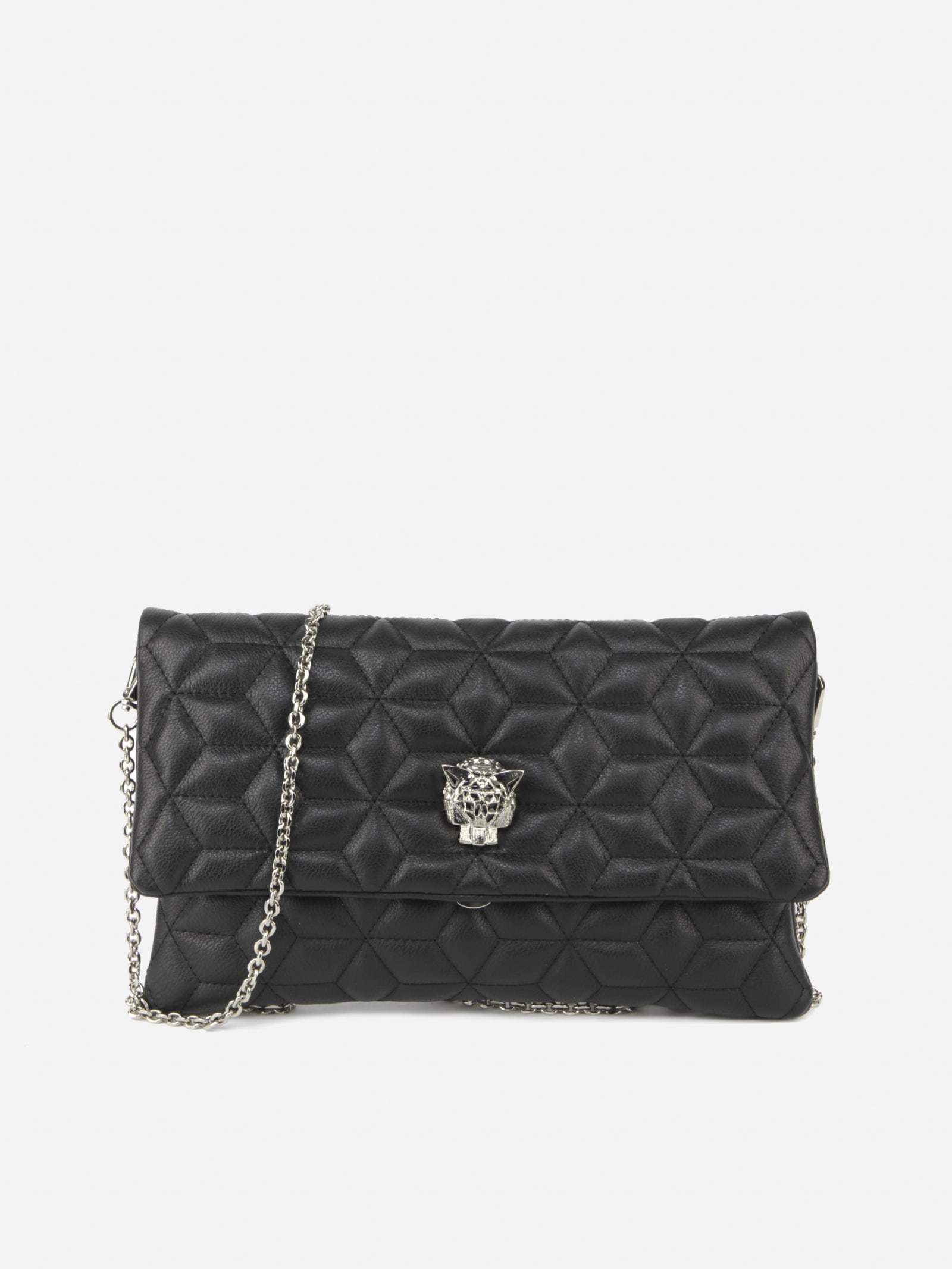 Marc Ellis Kris Clutch Bag In Quilted-effect Leather