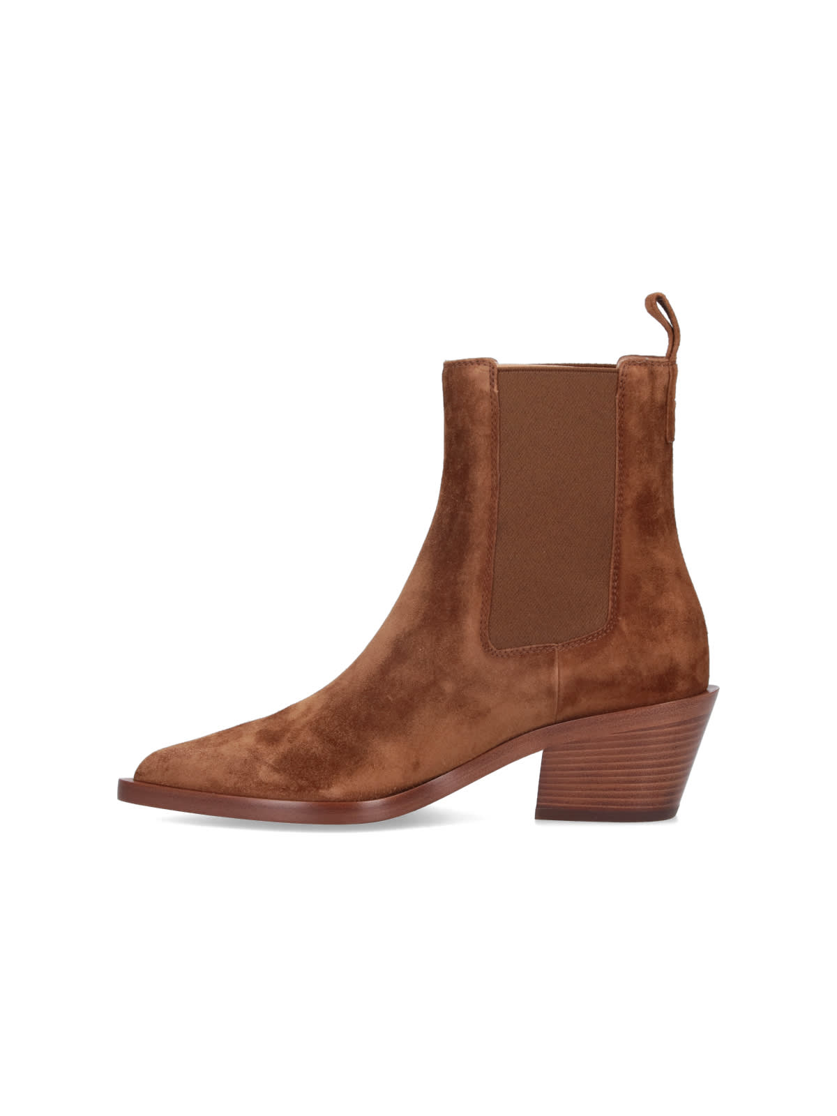 Shop Gianvito Rossi Wylie Ankle Boots In Brown