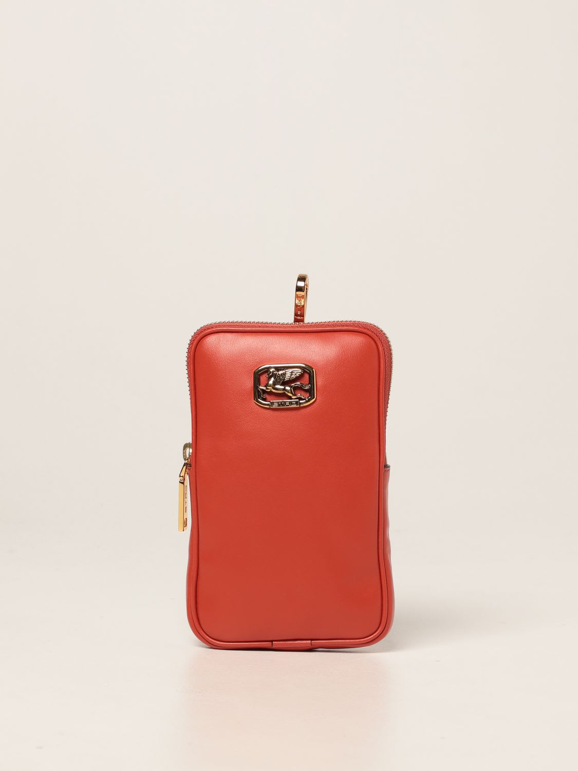 Etro Mini Bag Pegaso Etro Mobile Phone Holder In Leather
