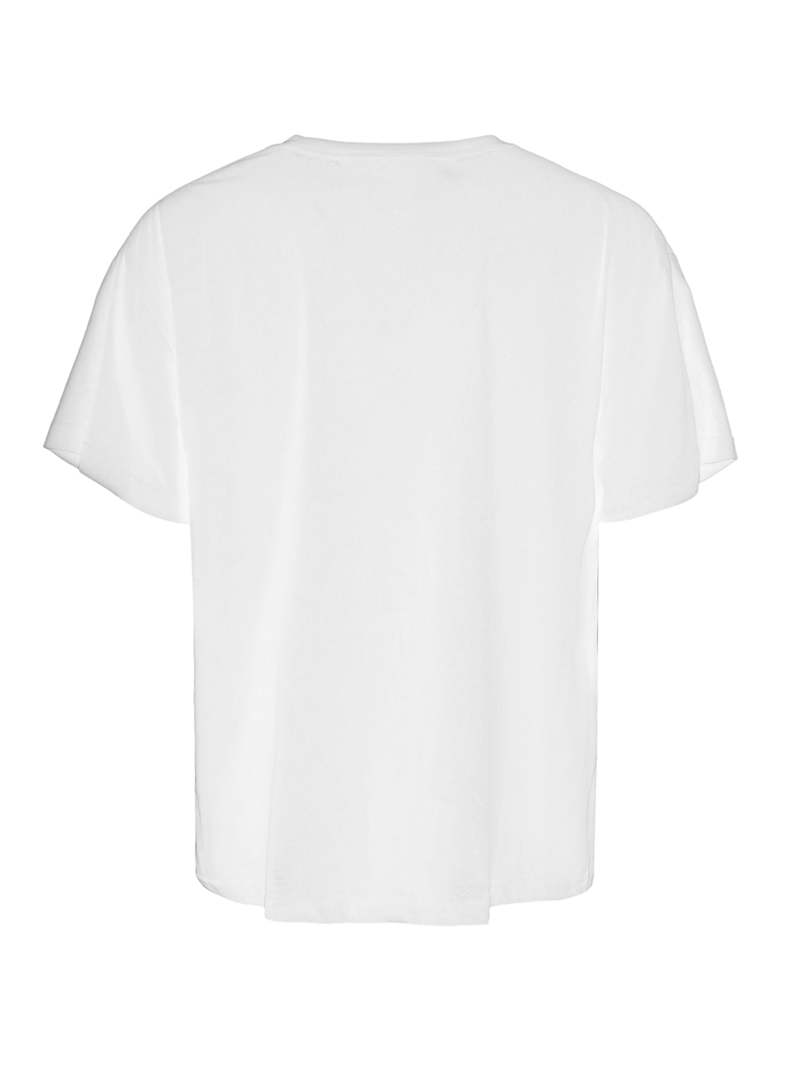 Just Cavalli Logo-patch Cotton T-shirt In White
