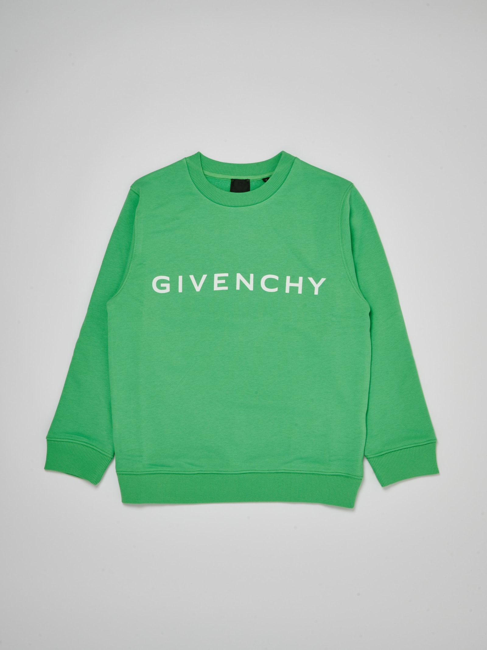 Shop Givenchy Sweatshirt Sweatshirt In Verde Fluo