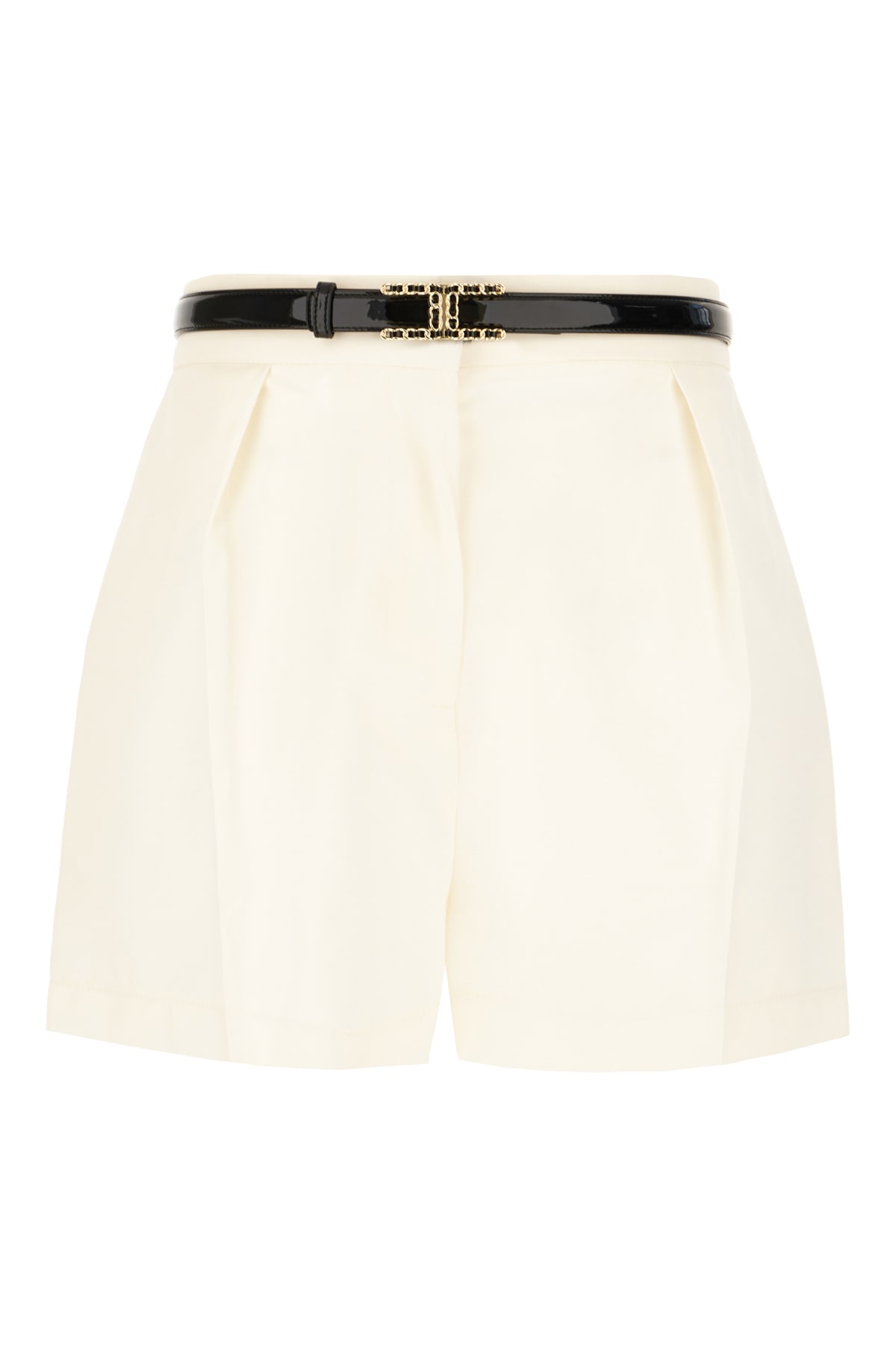 Ivory Wool Shorts