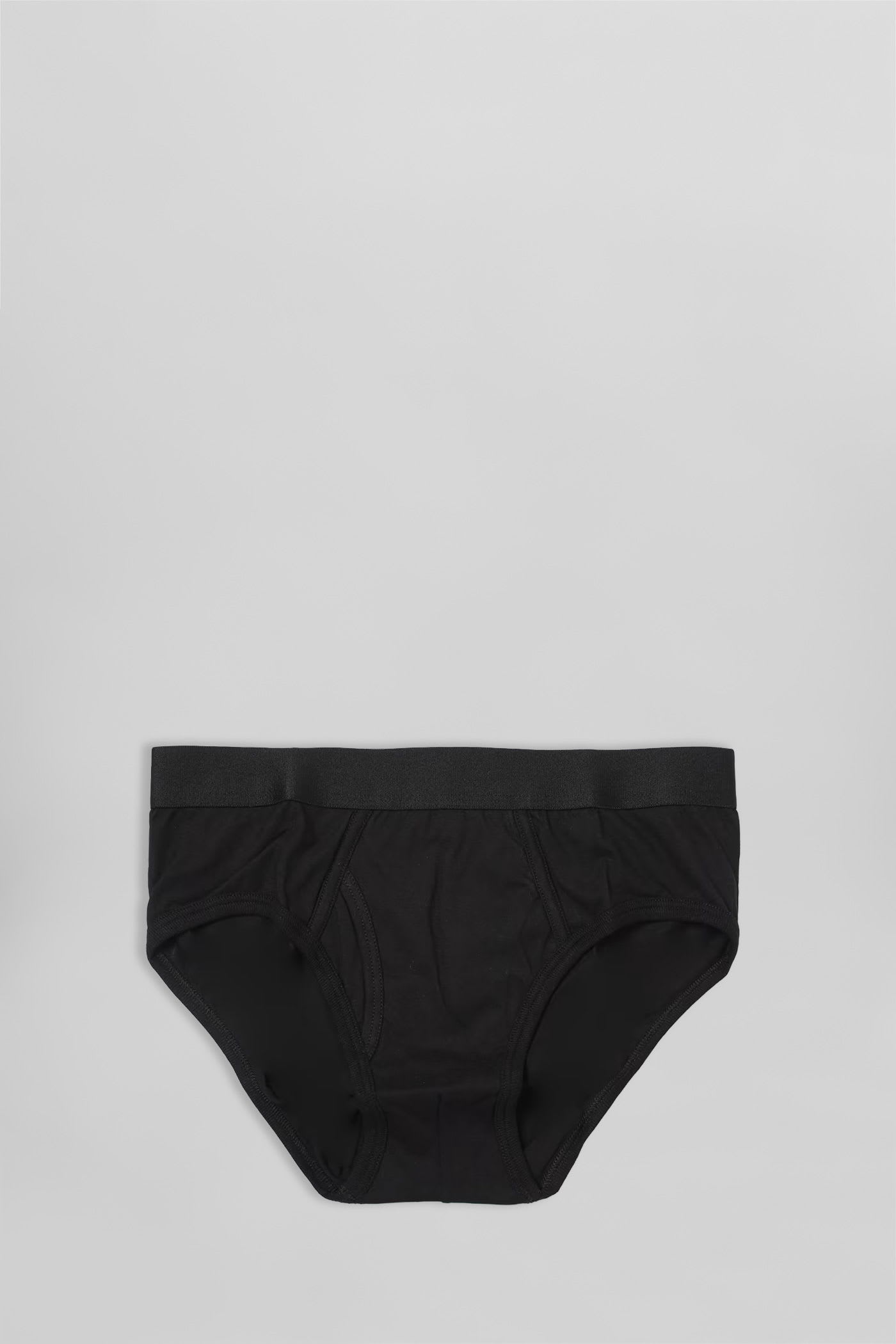 Lingerie In Black Cotton