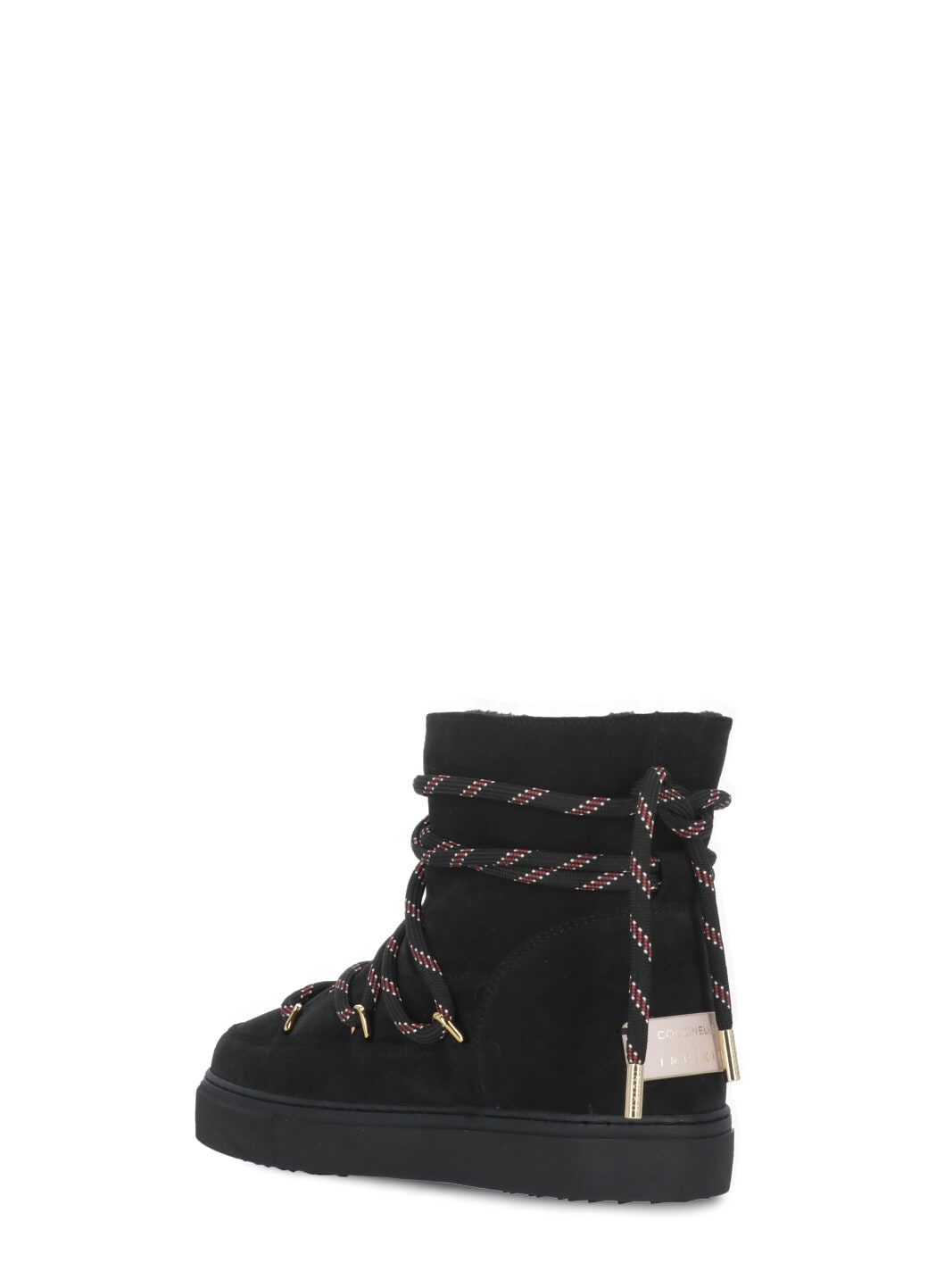 Shop Coccinelle Jacquard Lace Boots X Inuikii In Black