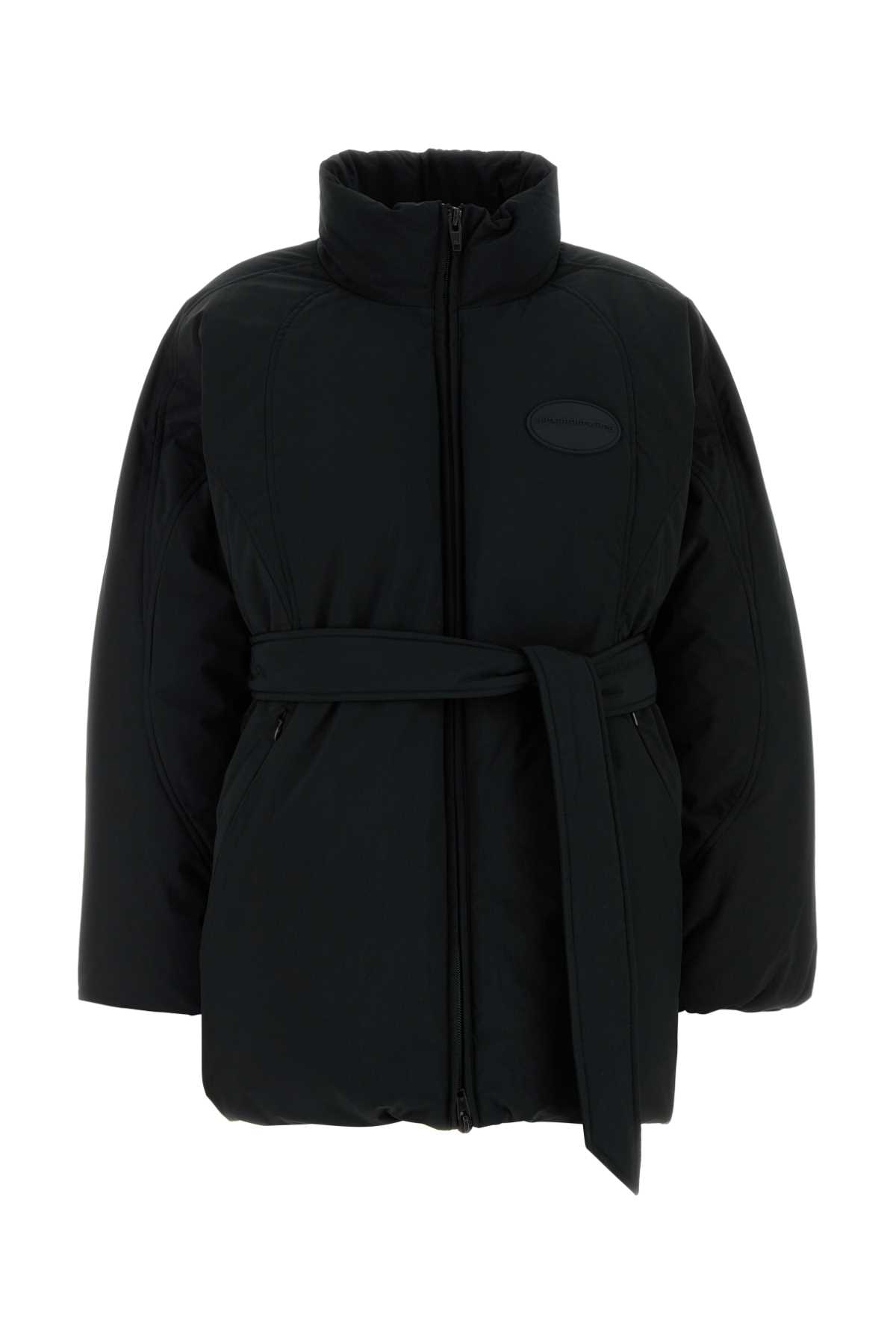 ALEXANDER WANG BLACK POLYESTER BLEND DOWN JACKET