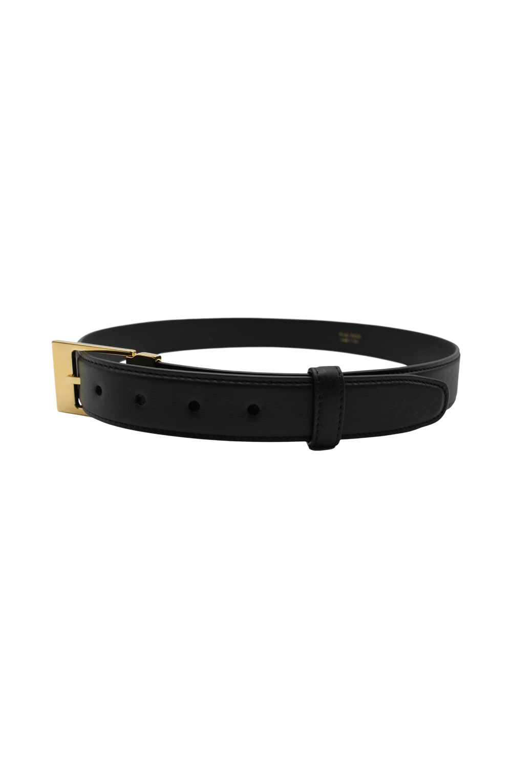 The Row Frame Leather Belt In Black