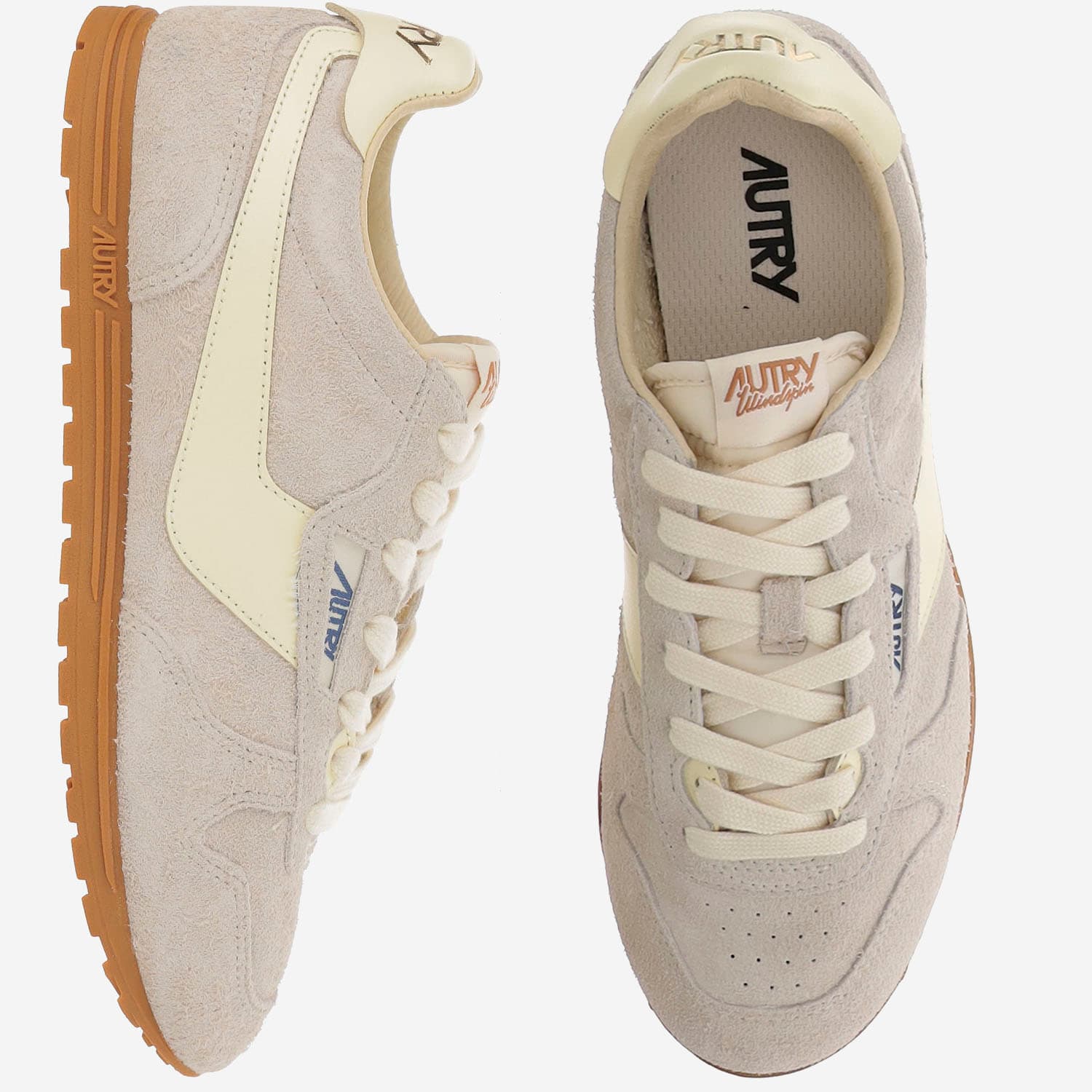 Autry Windspin Sneaker In Suede/leat Wife/rut