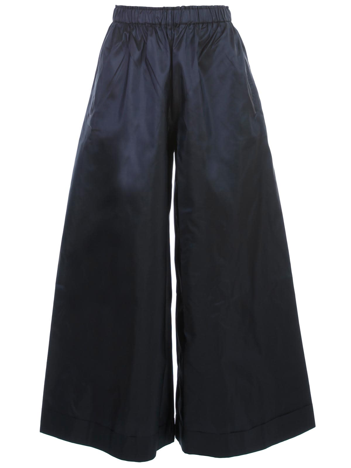 DANIELA GREGIS SILK PANTS ELASTIC WAIST,11235604