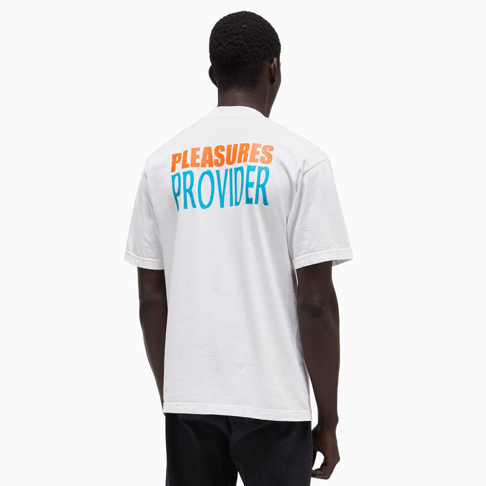 Shop Pleasures Provider T-shirt In White