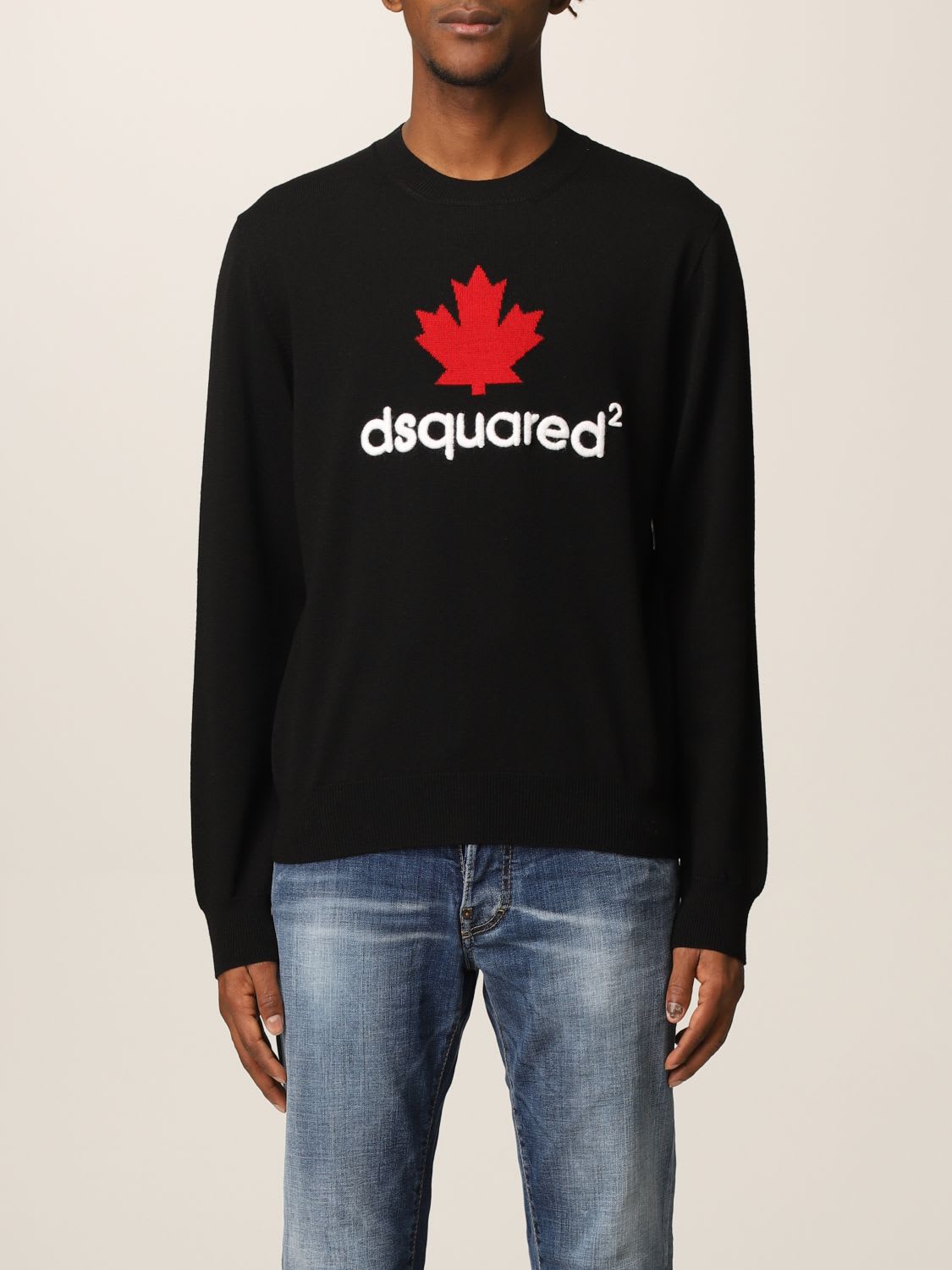 Dsquared2 Sweater Dsquared2 Sweater In Wool With Logo