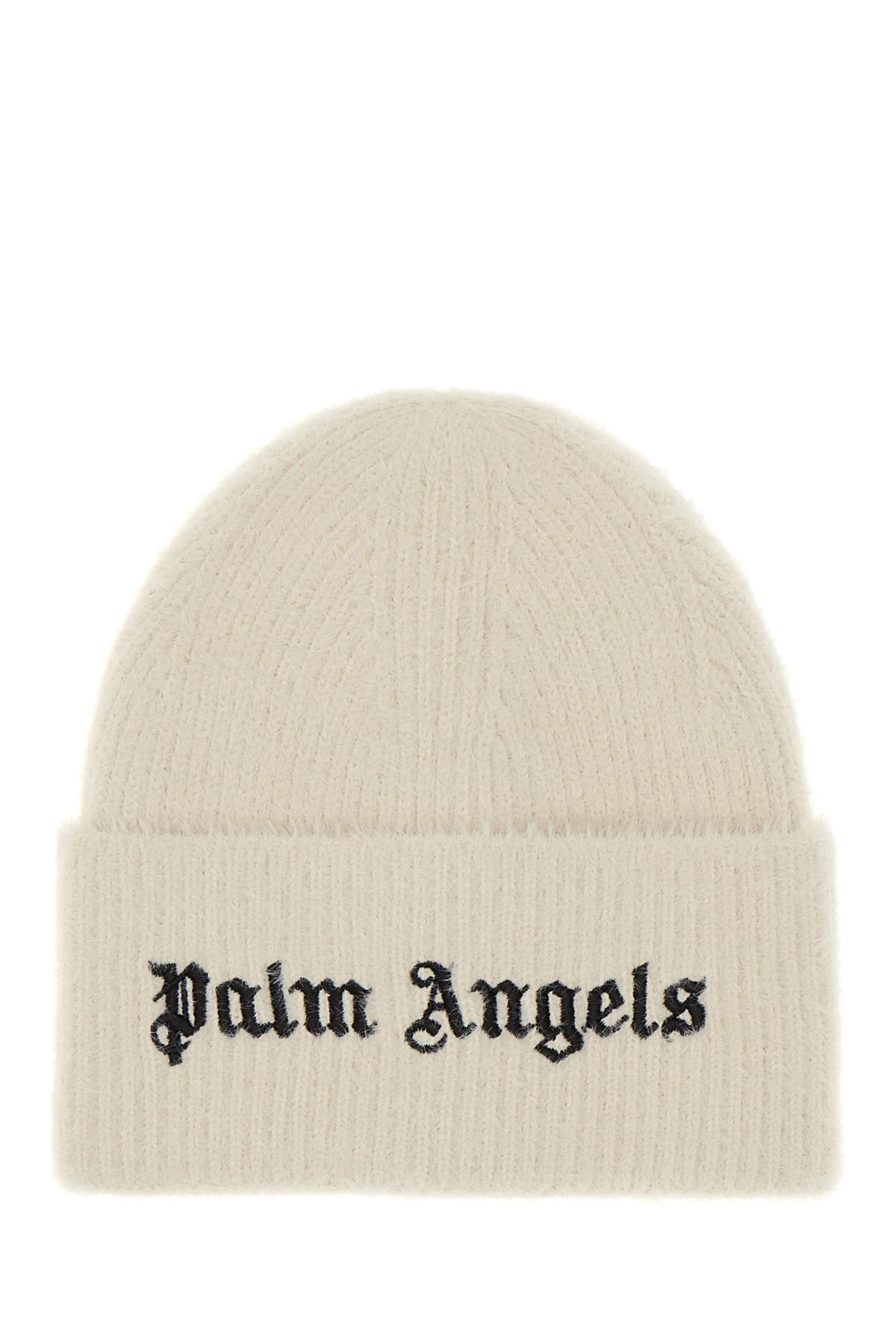 PALM ANGELS SAND WOOL BEANIE HAT 