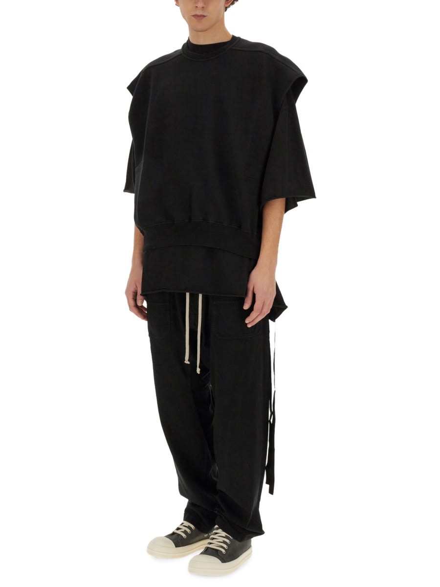 Shop Drkshdw Cargo Drawstring Pants In Black