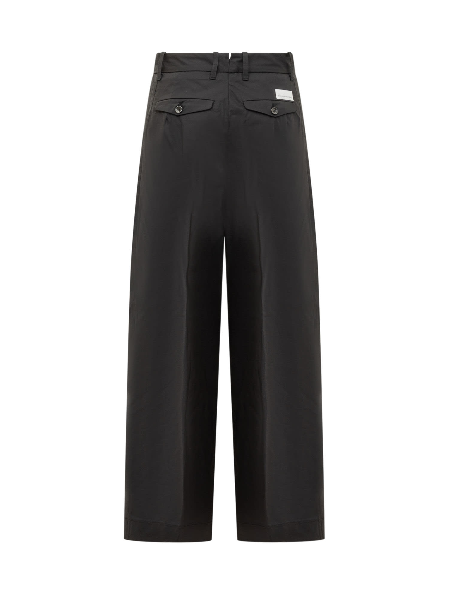 Shop Nine In The Morning Petra Trousers In Nero