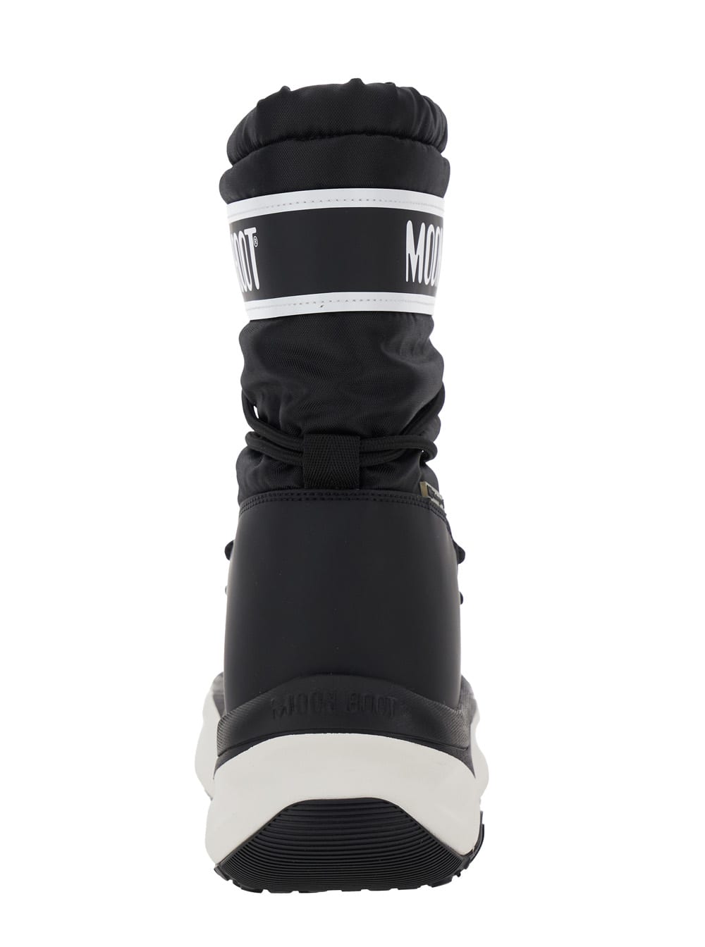 Moon Boot Logo-print Platform Boots In Black