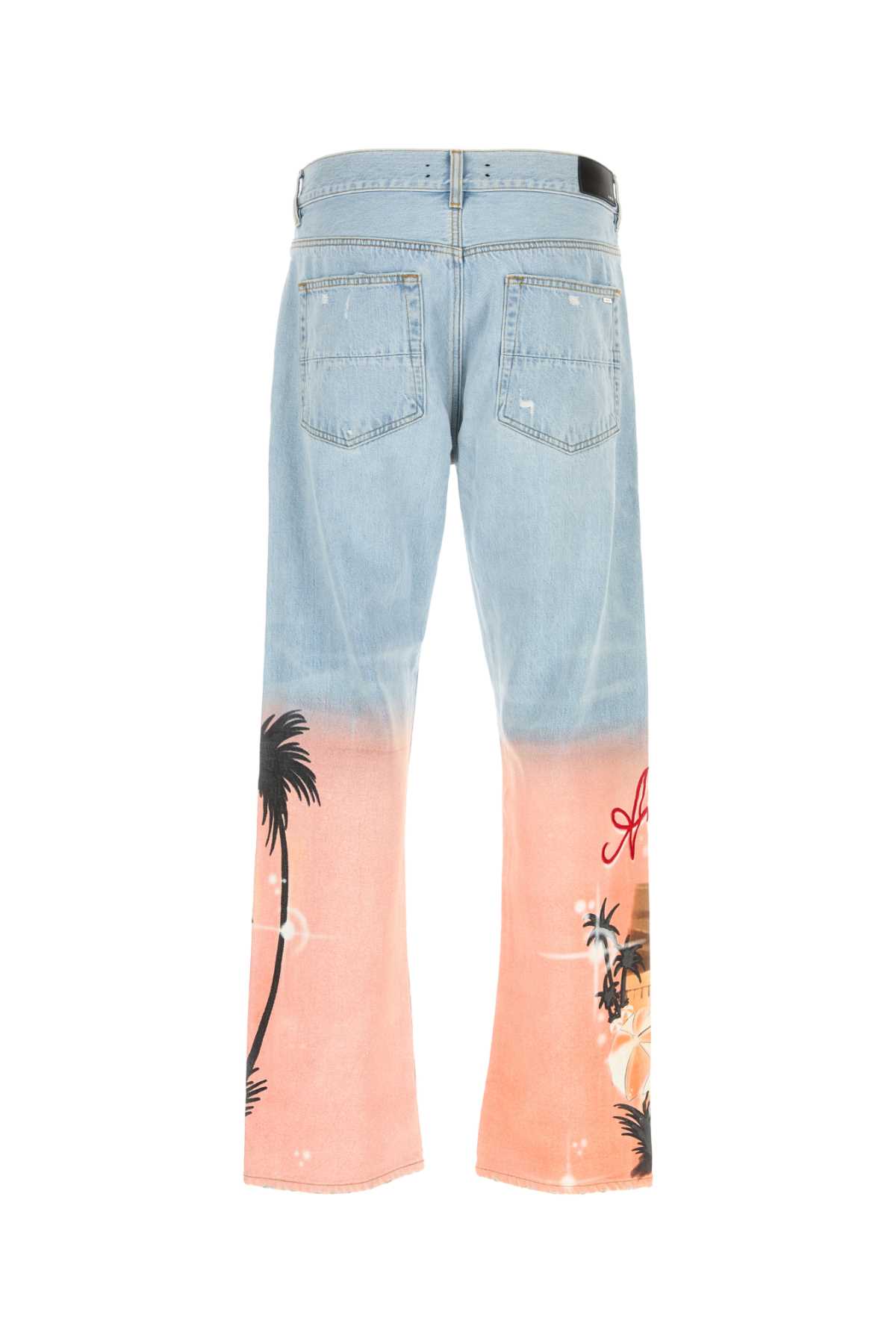 Shop Amiri Light-blue Denim Jeans In Skyindigo