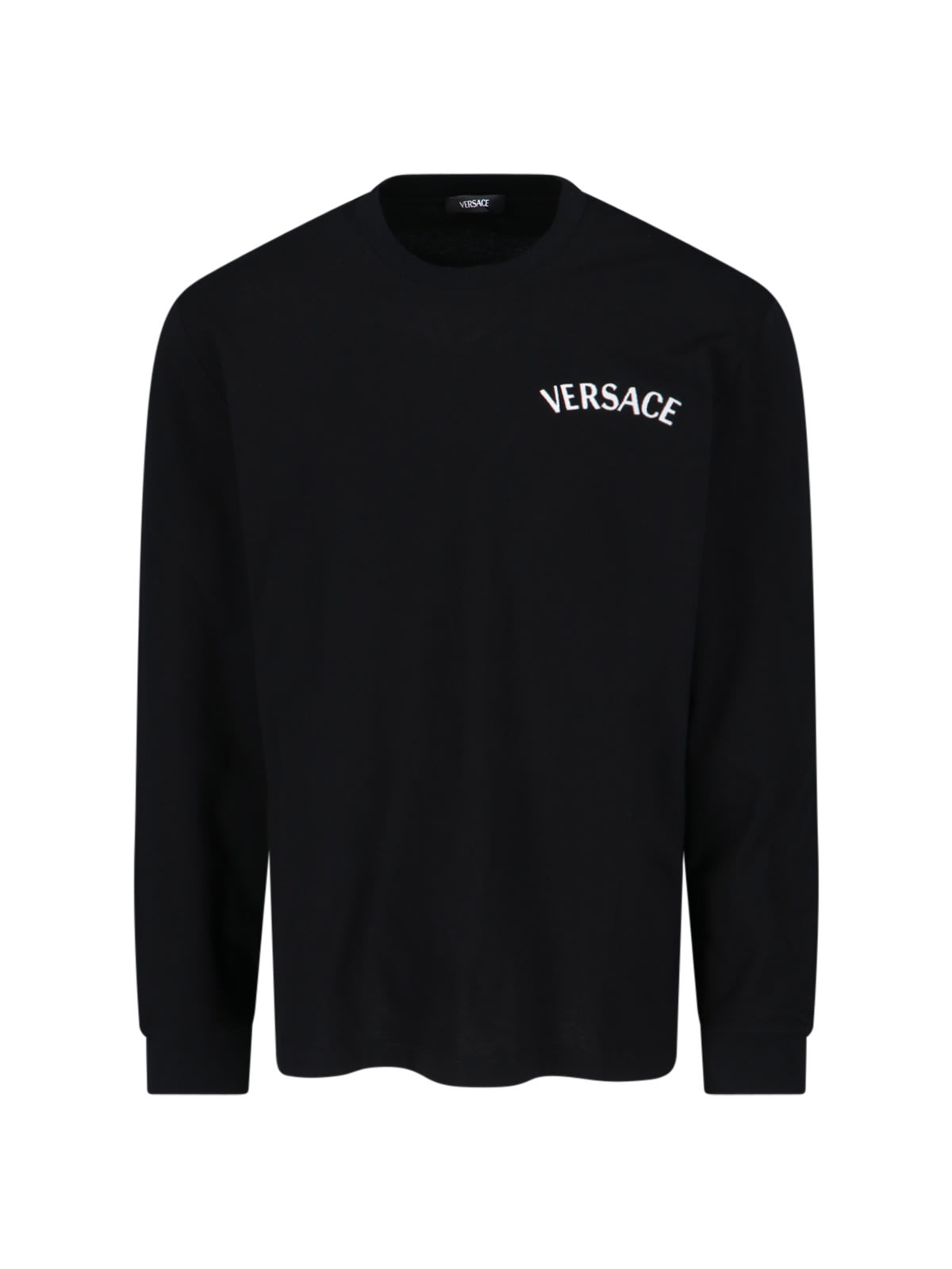 Shop Versace Milano Stamp T-shirt In Black