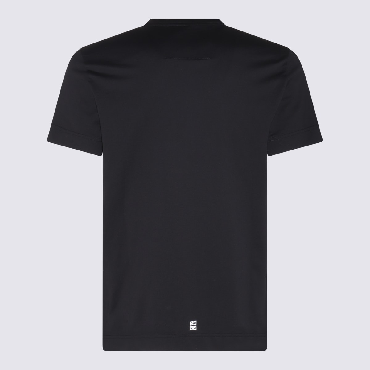 Shop Givenchy Black Cotton Logo T-shirt