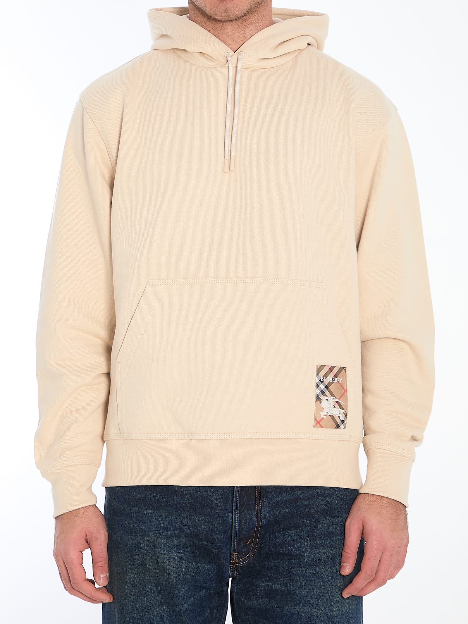 Check Label Hoodie