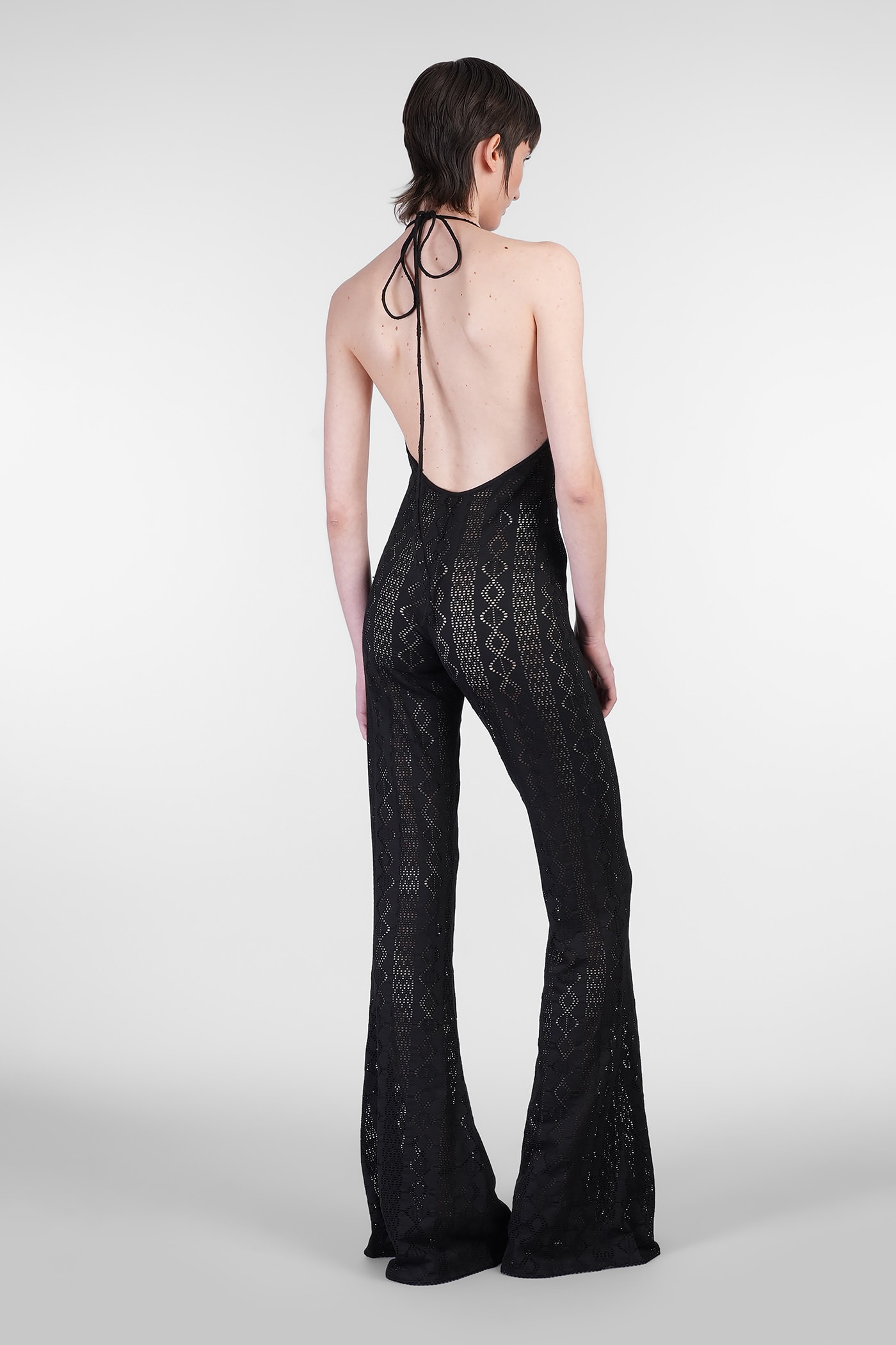 The Andamane New Madonna Jumpsuit In Black Cotton