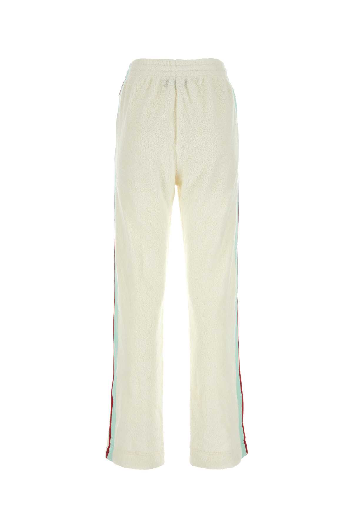 Casablanca Ivory Terry Fabric Joggers In Offwhite
