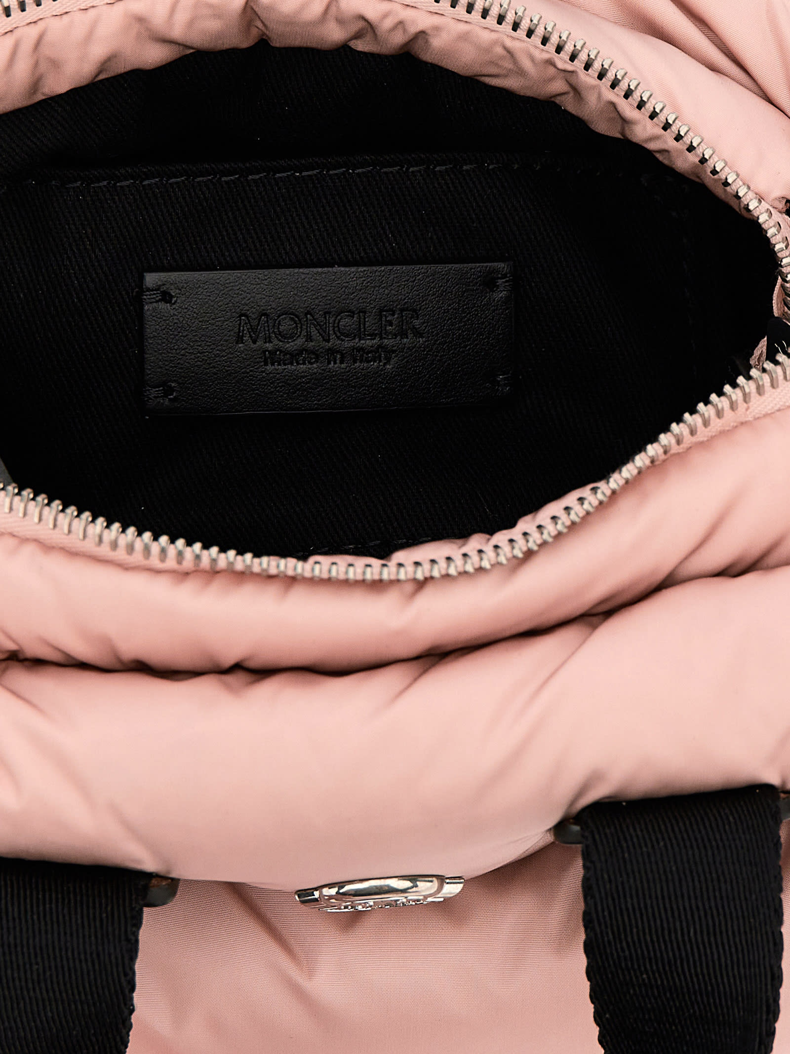 Moncler Micro Caradoc Handbag In Pink