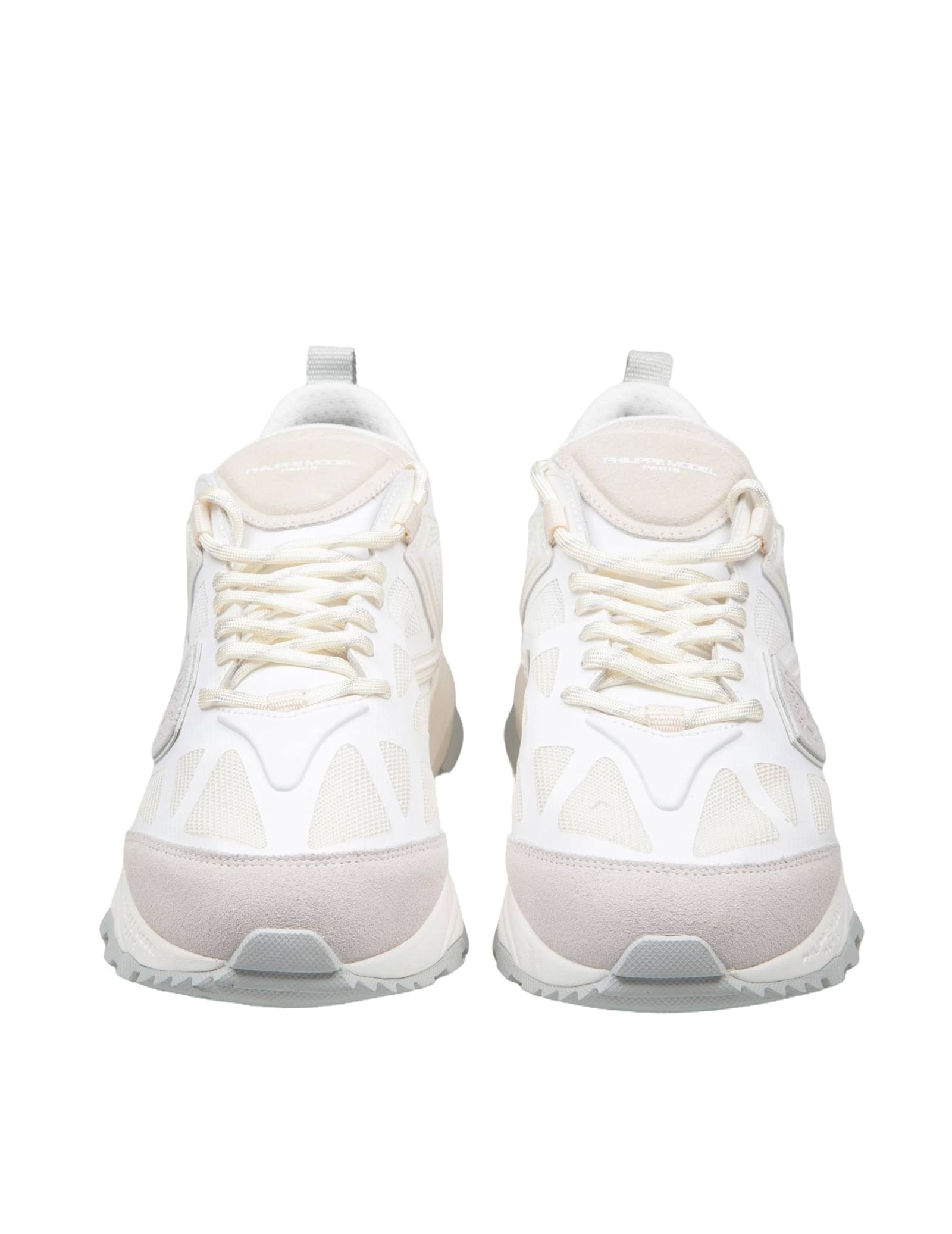 Shop Philippe Model Sneakers Rocx Low In Mesh White Color